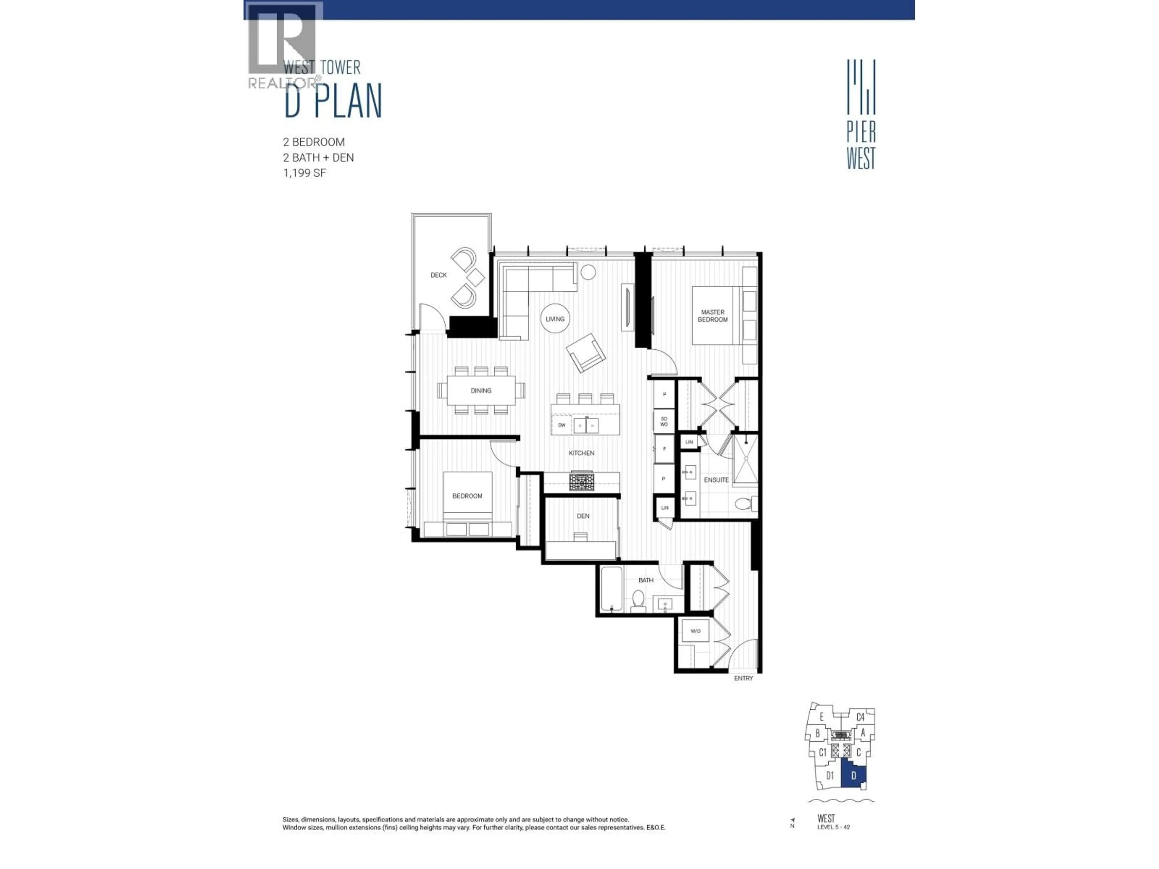 Floor plan for 3807 - 680 QUAYSIDE DRIVE, New Westminster British Columbia V3M0P2
