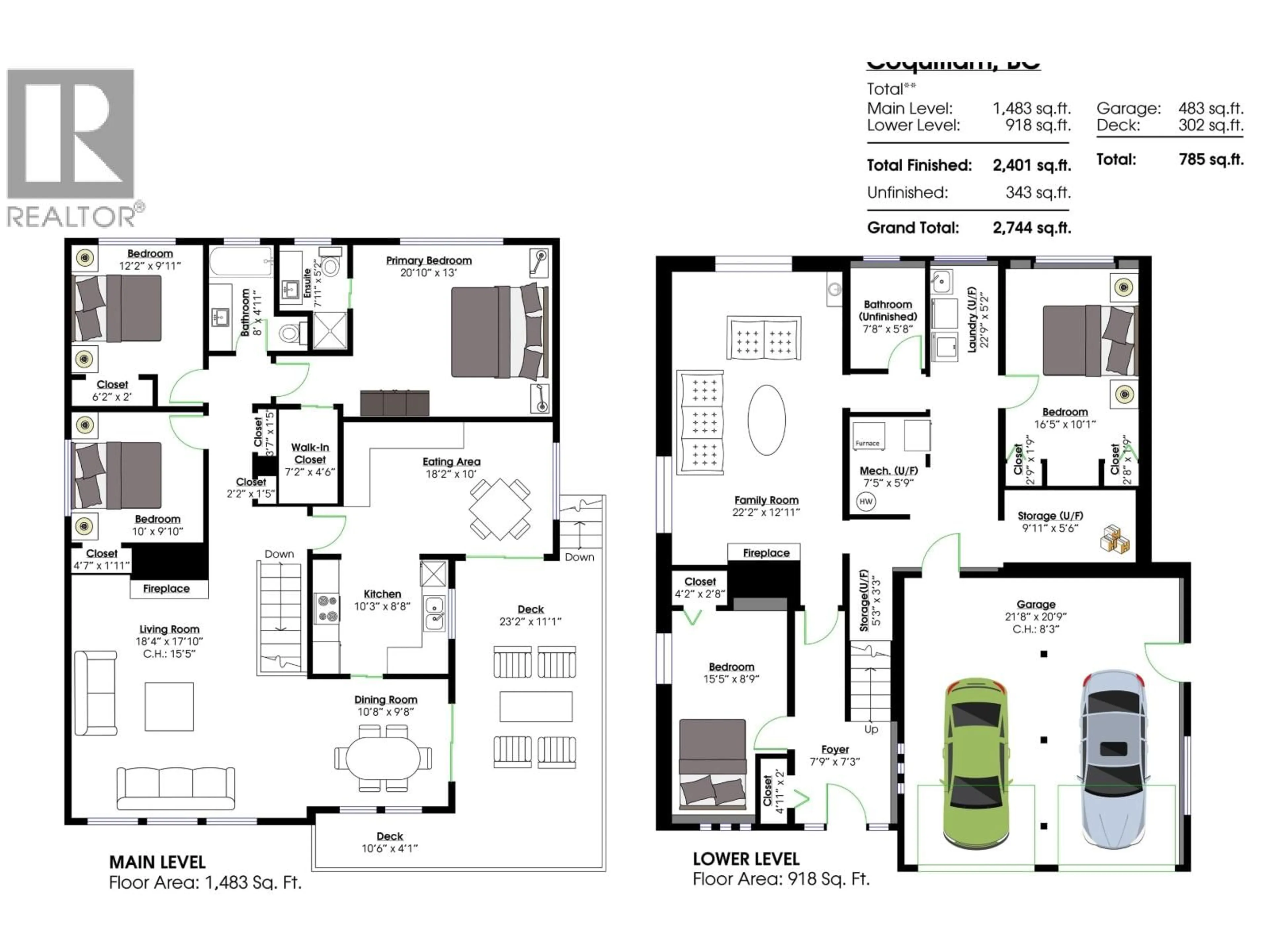Floor plan for 1179 KERWAN PLACE, Coquitlam British Columbia V3J2J9