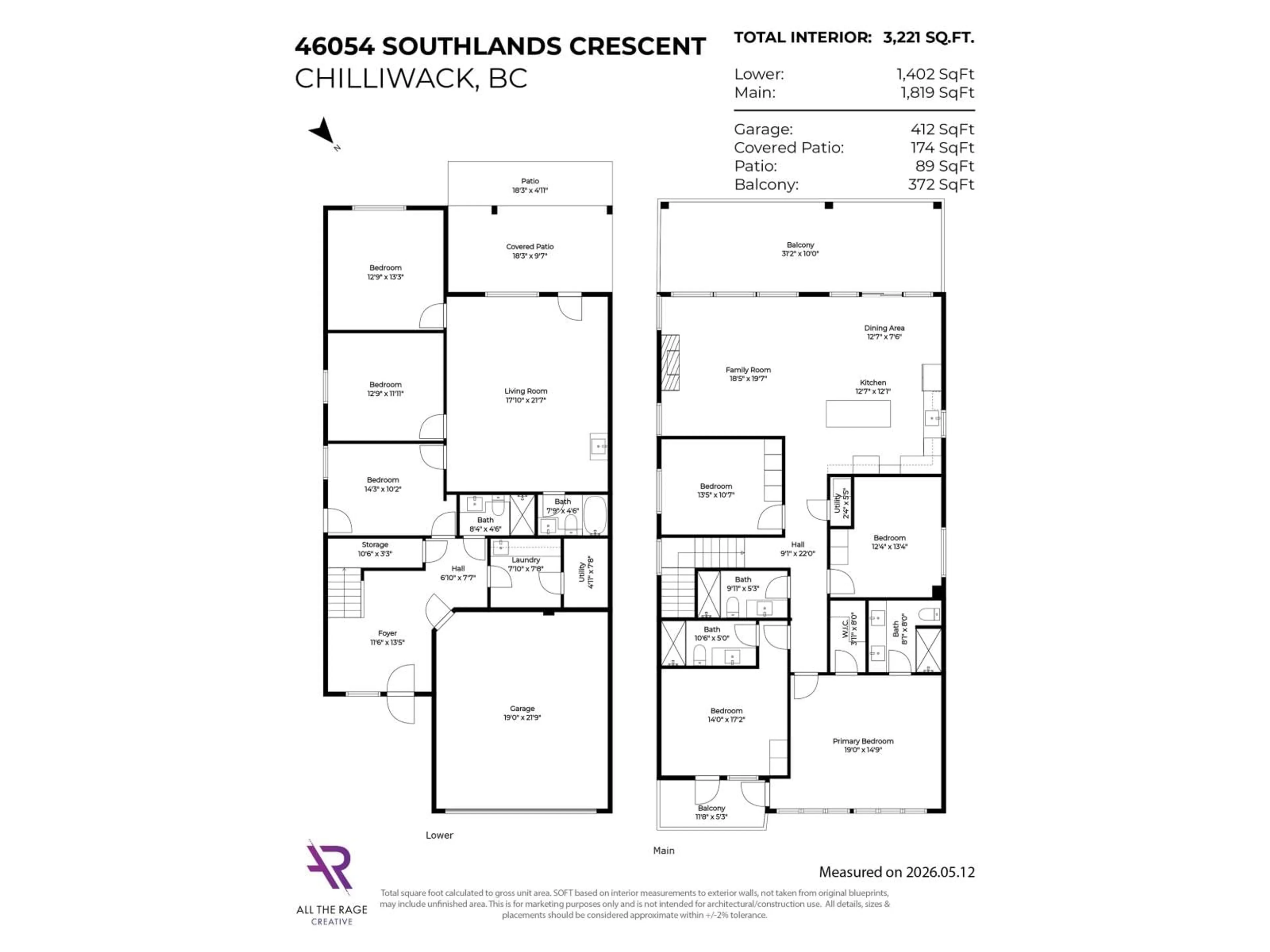 Floor plan for 46054 SOUTHLANDS CRESCENT, Chilliwack British Columbia V2P1B1