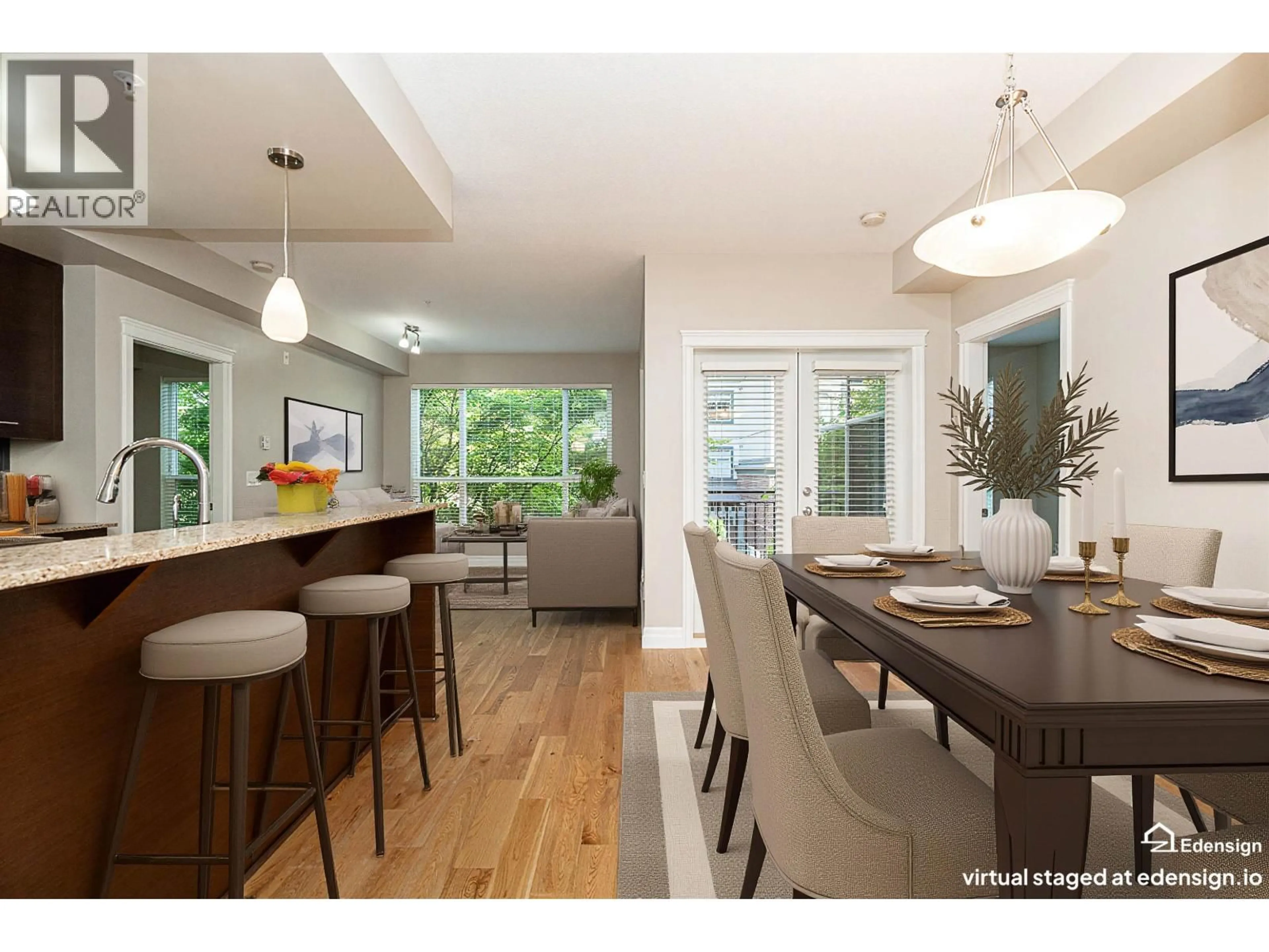 Open concept kitchen, wood/laminate floor for 201 - 2343 ATKINS AVENUE, Port Coquitlam British Columbia V3C1Y7