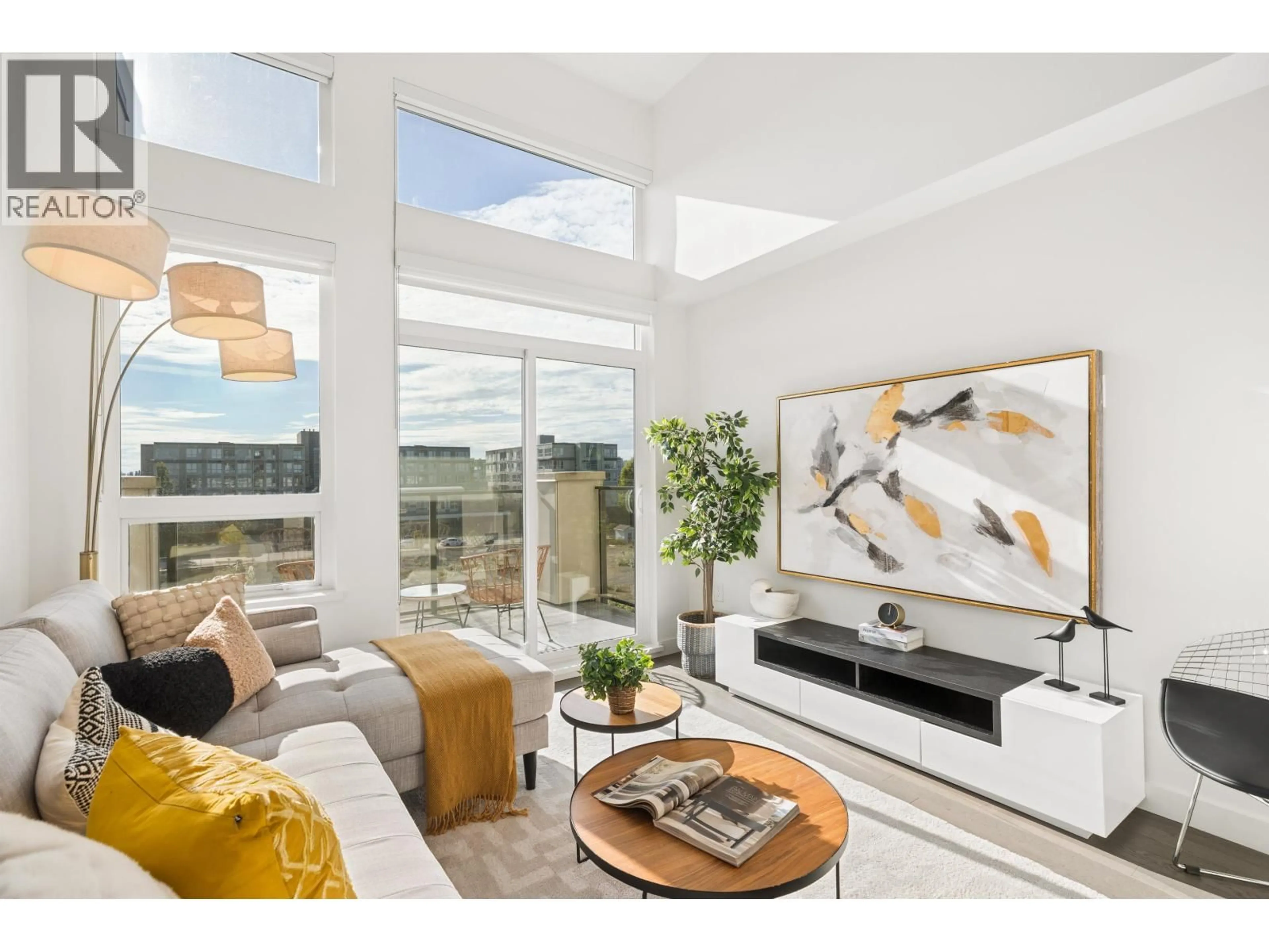 Living room with furniture, unknown for 421 - 4033 MAY DRIVE, Richmond British Columbia V6X0T3