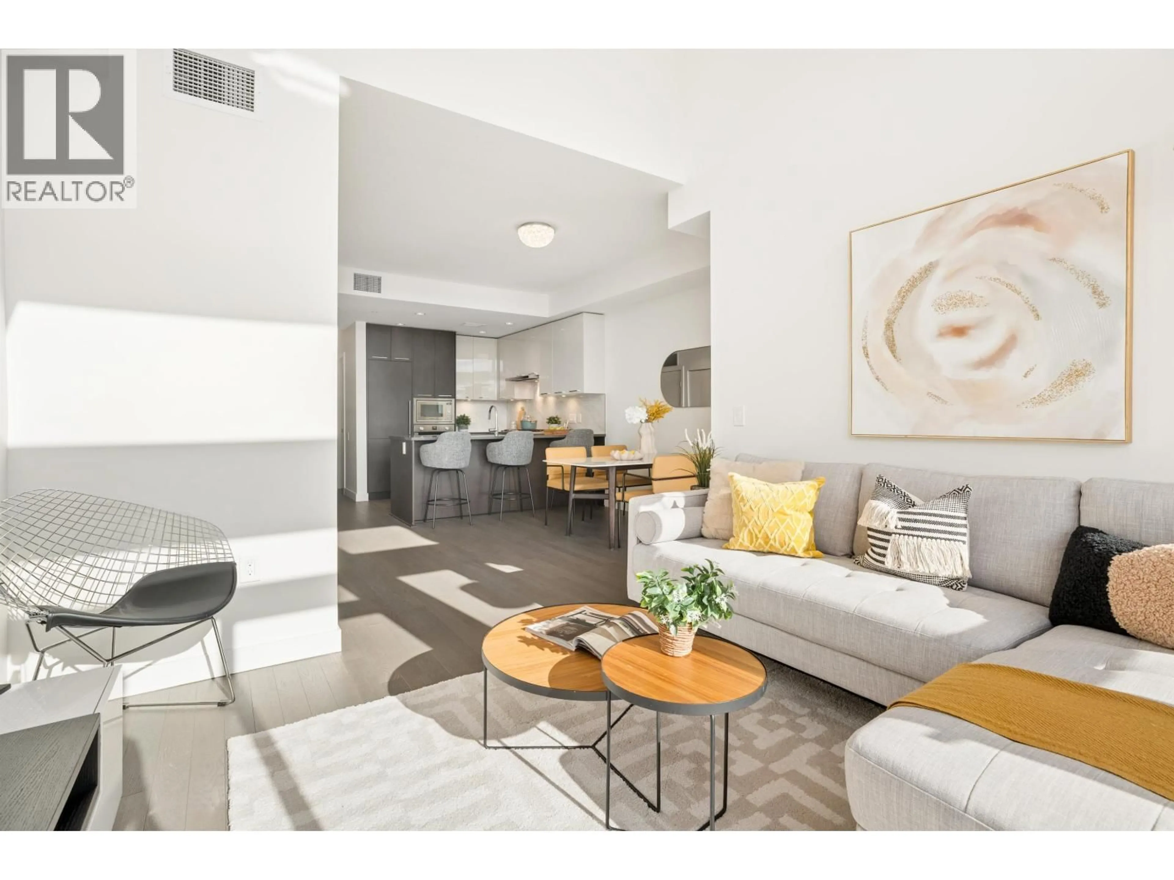 Living room with furniture, unknown for 421 - 4033 MAY DRIVE, Richmond British Columbia V6X0T3