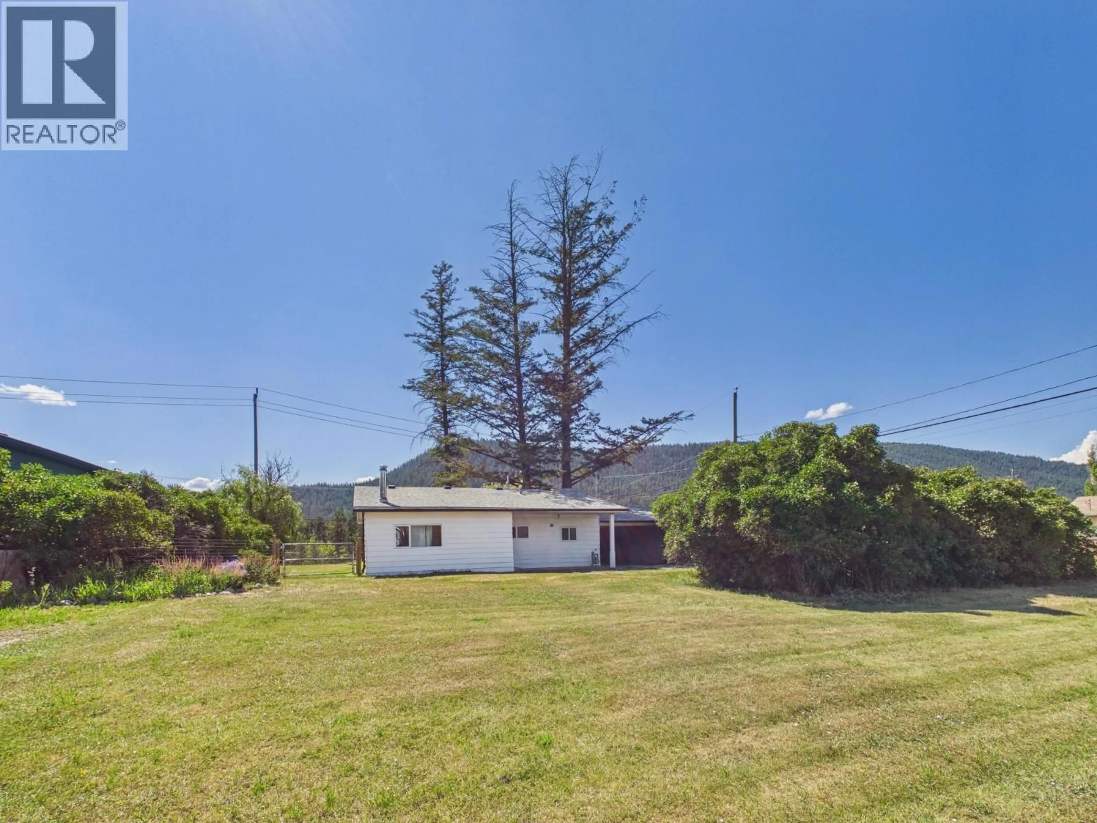 A pic from outside/outdoor area/front of a property/back of a property/a pic from drone, mountain view for 2020 MACKENZIE AVENUE, Williams Lake British Columbia V2G1P3
