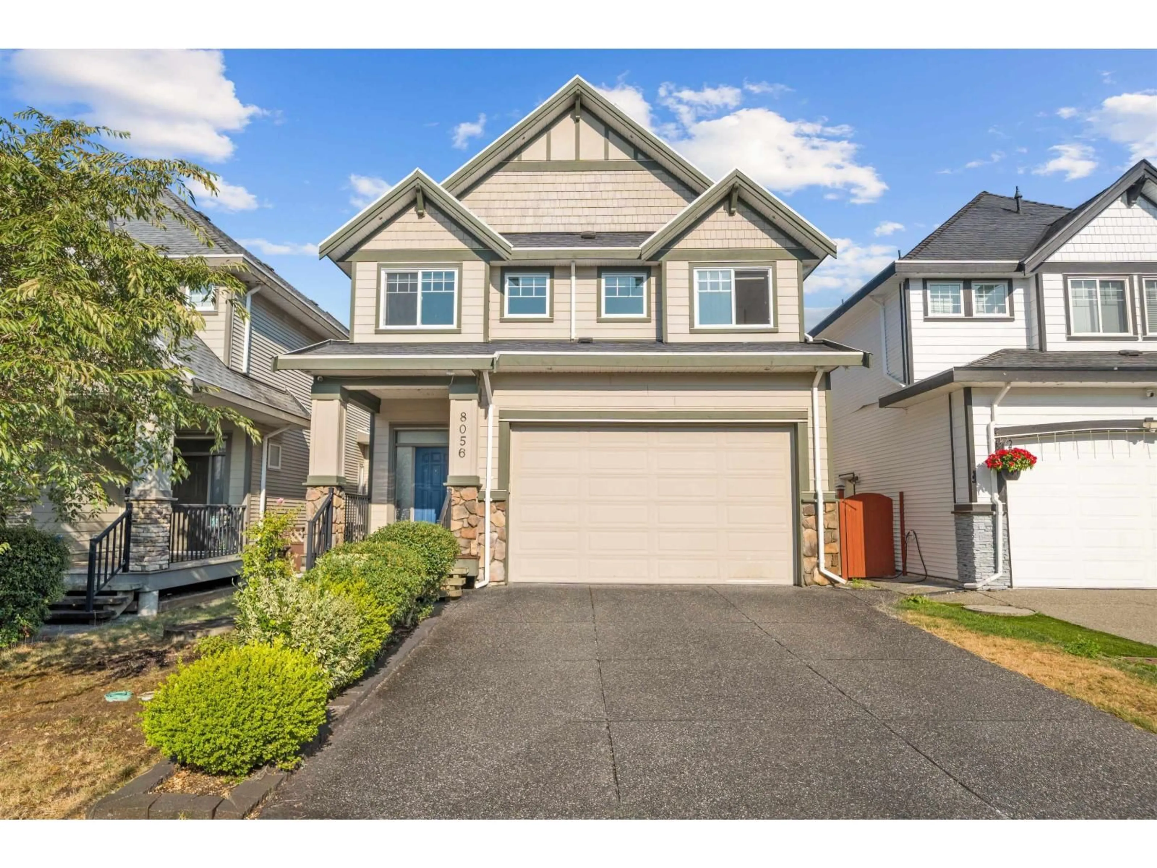 Home with vinyl exterior material, street for 8056 211B STREET, Langley British Columbia V2Y0K3
