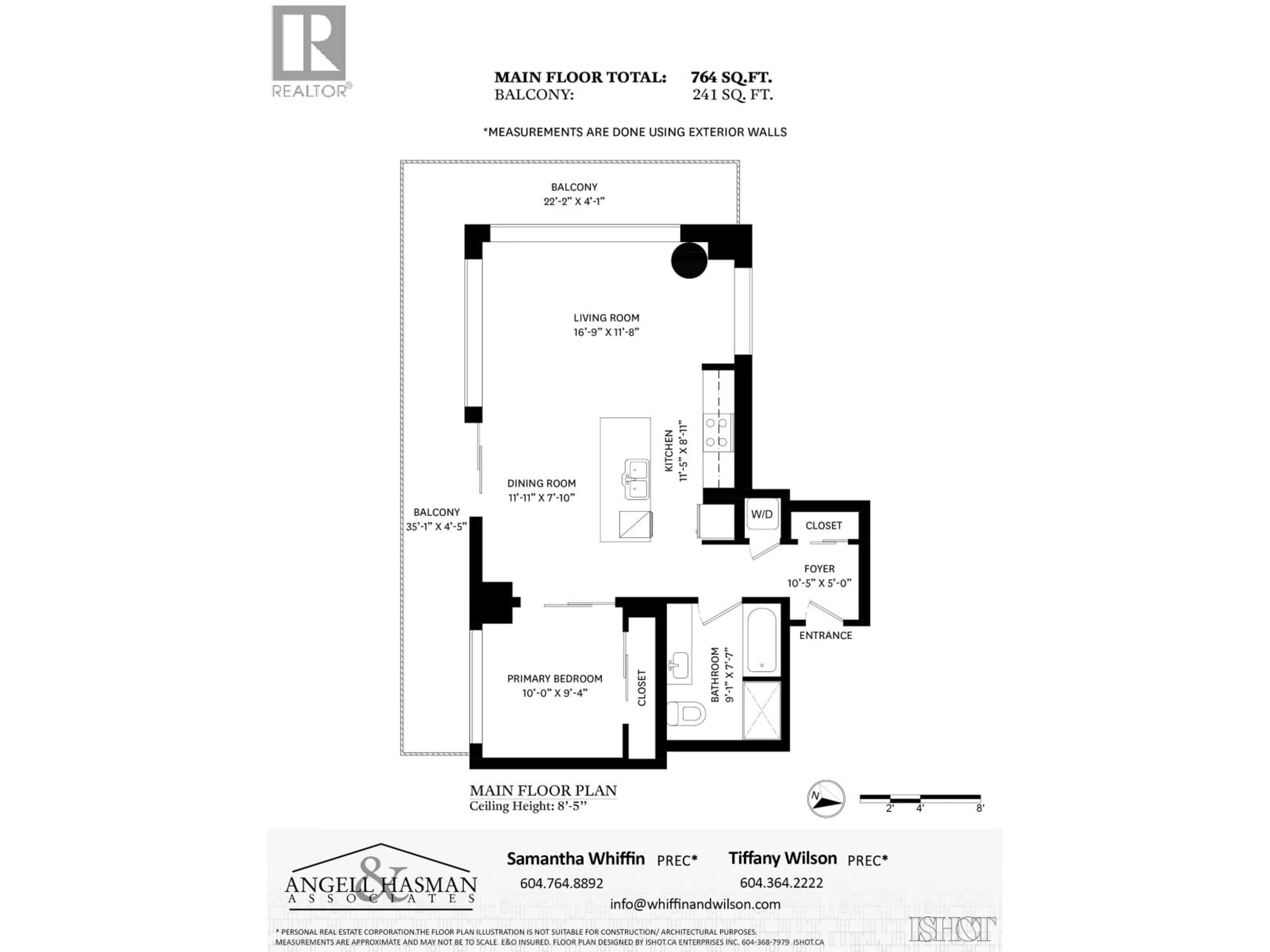 Floor plan for 2105 - 108 CORDOVA STREET, Vancouver British Columbia V6B0G5