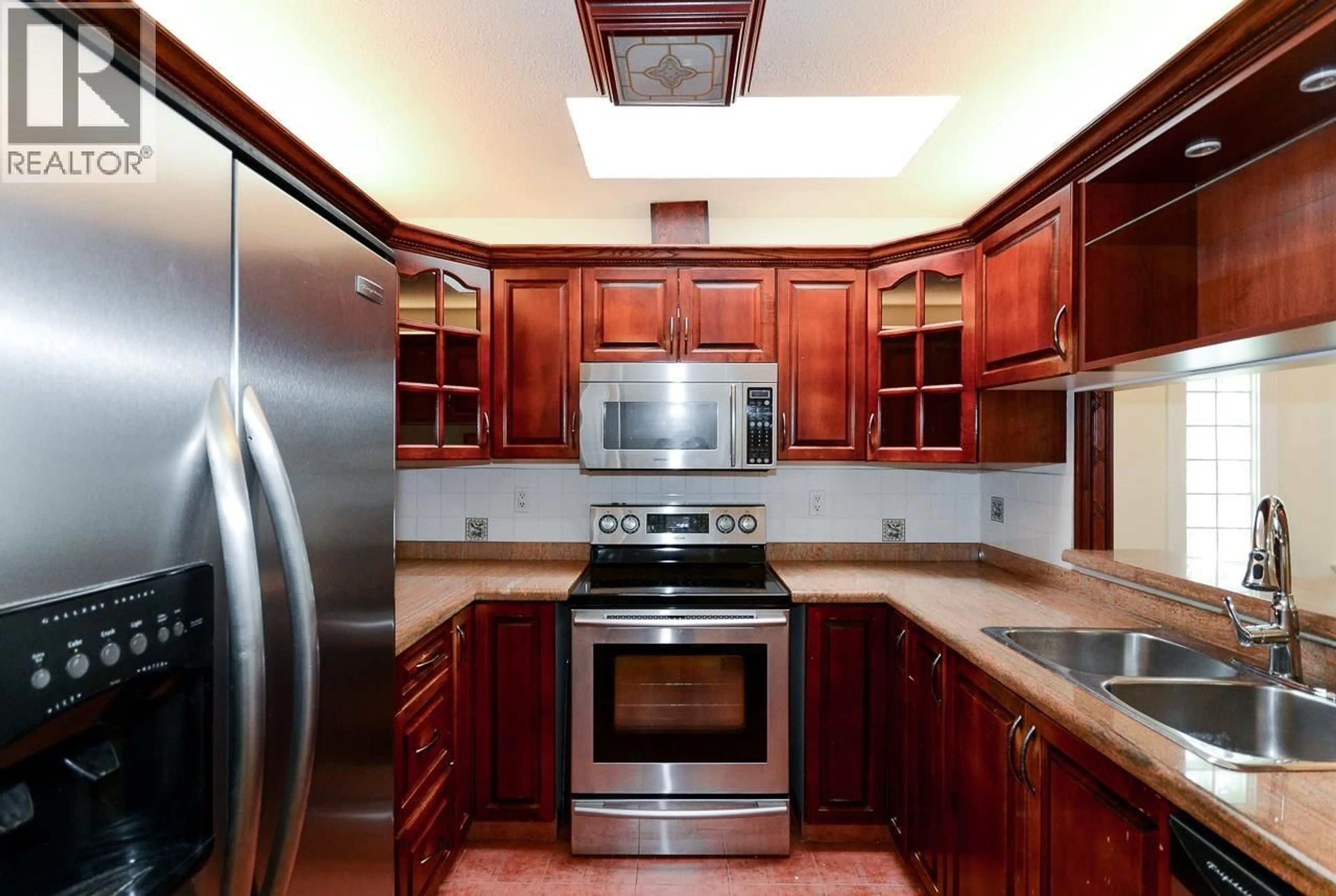 Standard kitchen, ceramic/tile floor for 9 - 9880 PARSONS ROAD, Richmond British Columbia V7E1K9