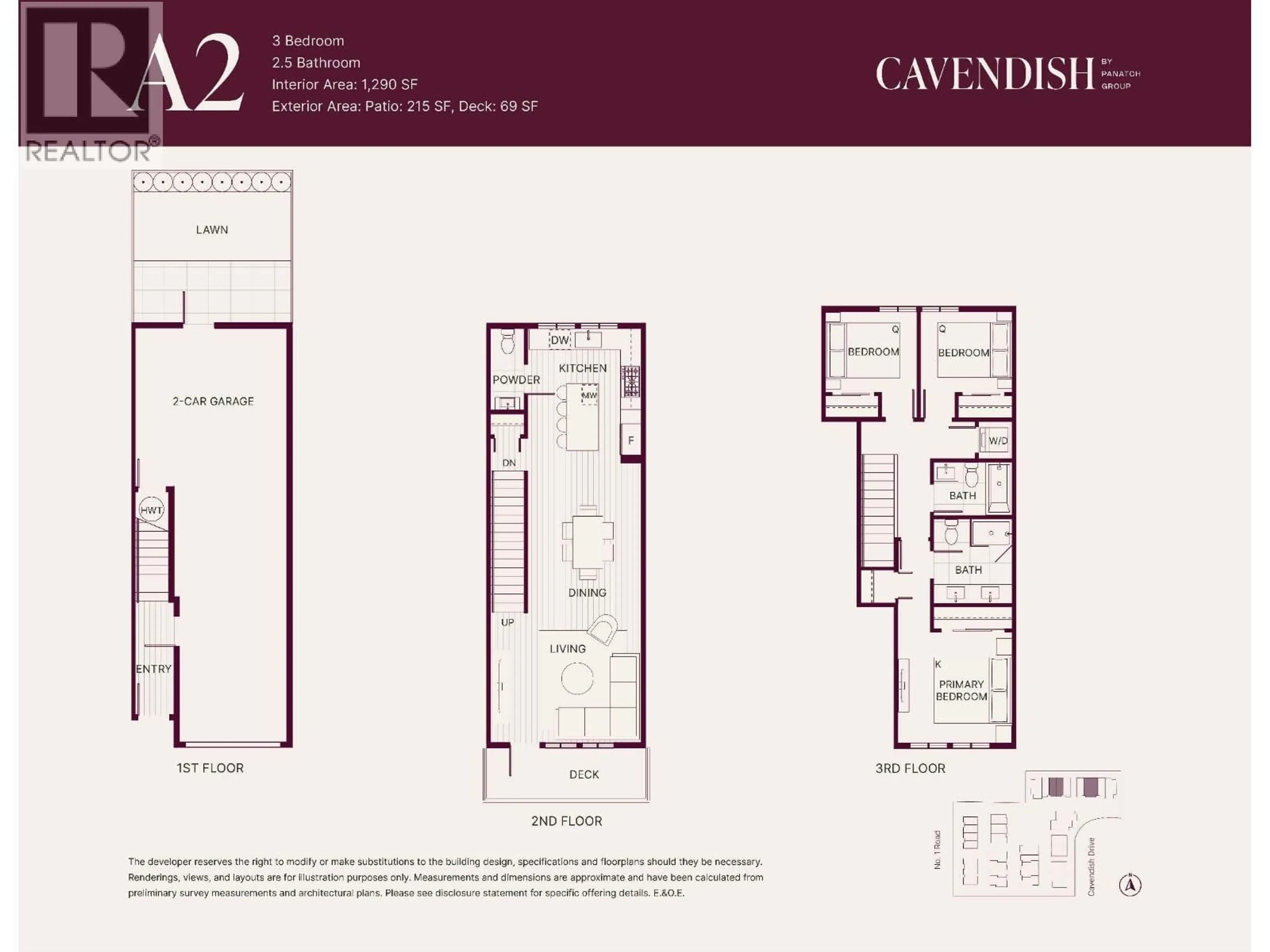 Floor plan for 32 - 10188 NO. 1 ROAD, Richmond British Columbia V7E0C8