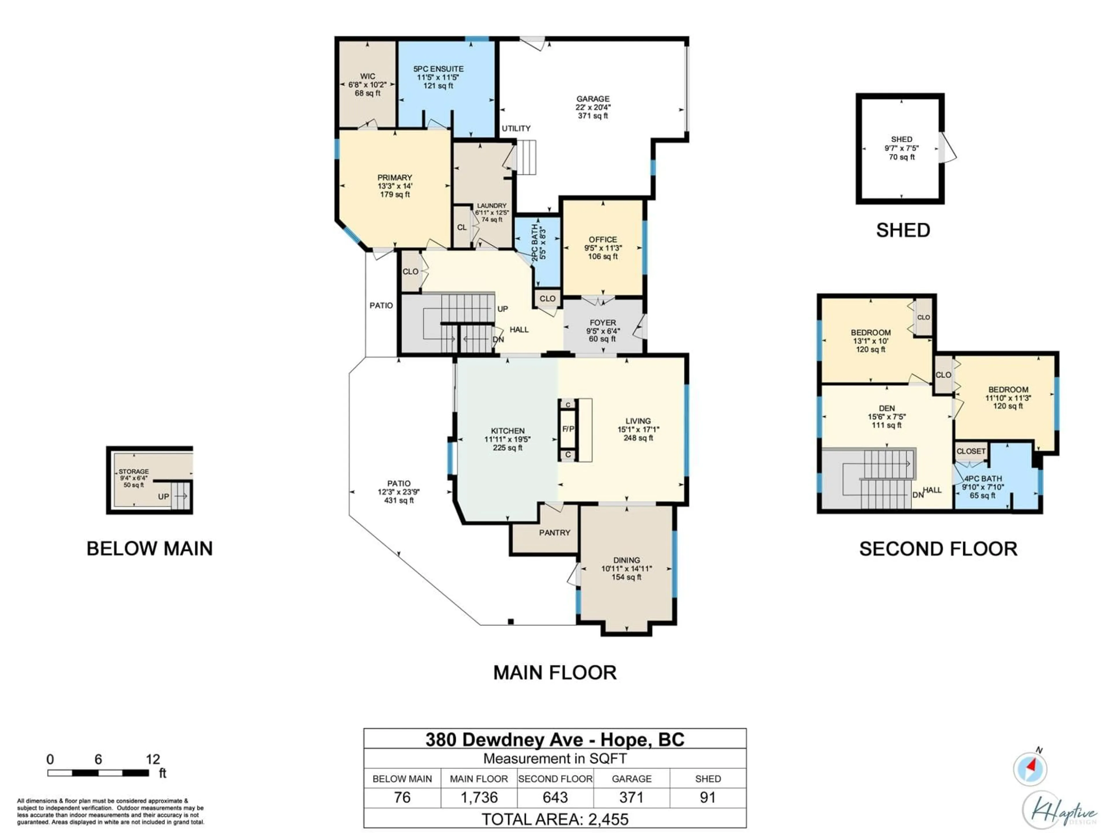 Floor plan for 380 DEWDNEY AVENUE, Hope British Columbia V0X1L0