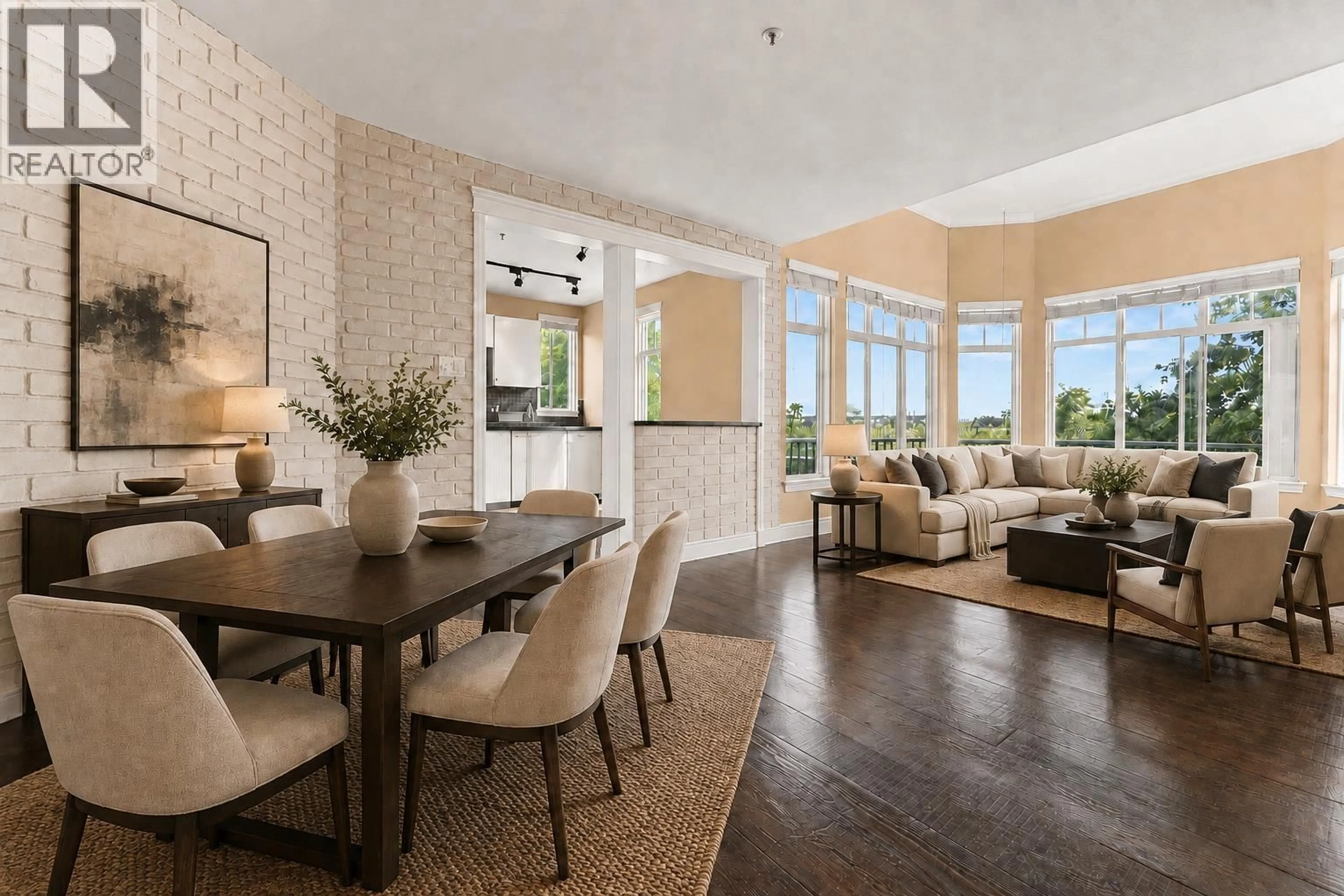 Dining room, ceramic/tile floor for 401 - 12639 NO. 2 ROAD, Richmond British Columbia V7E6N6