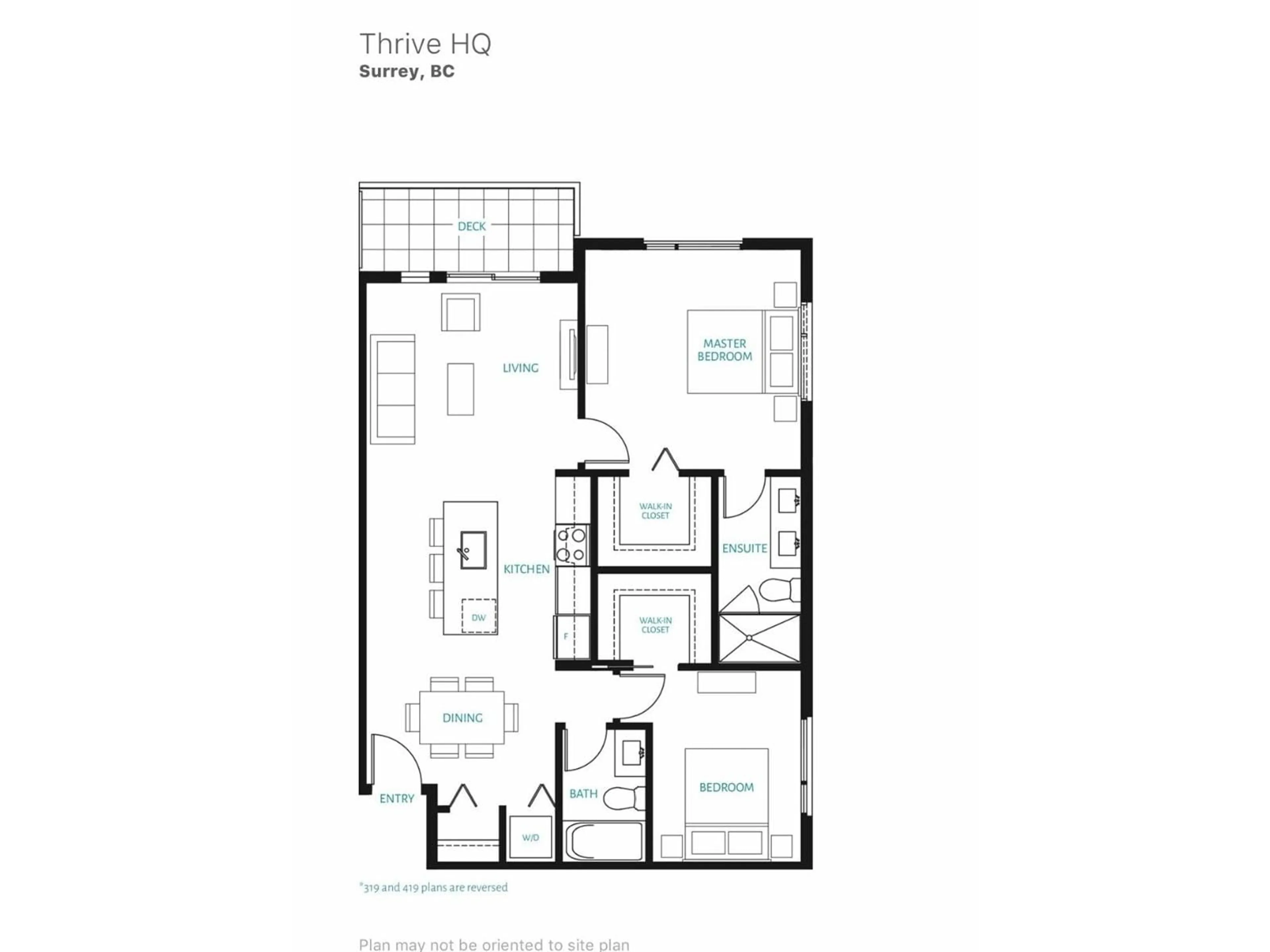 Floor plan for 419 - 10581 140 STREET, Surrey British Columbia V3T0M7