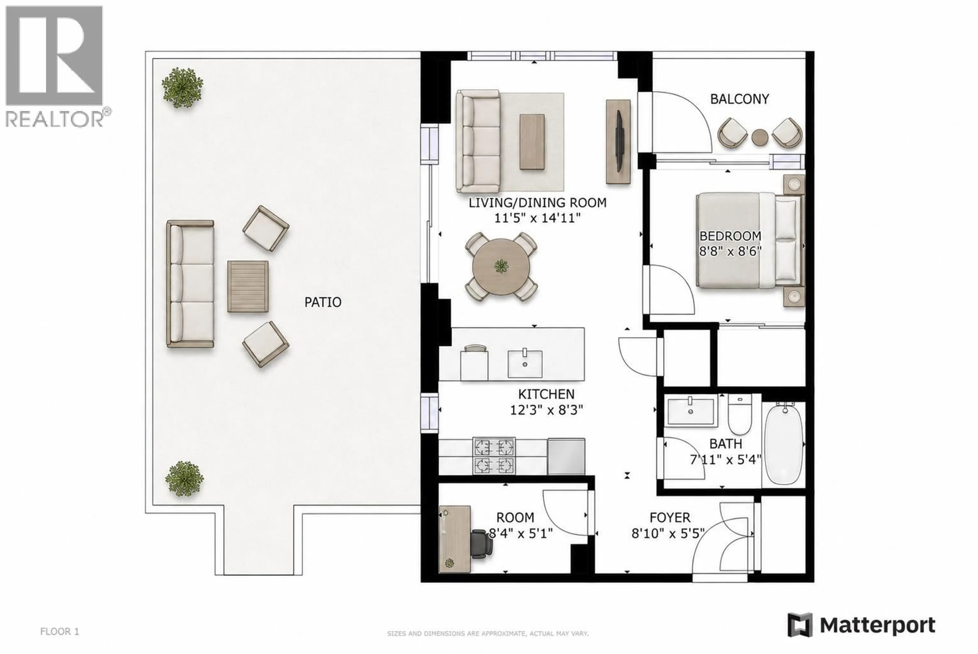 Floor plan for 1203 - 3300 KETCHESON ROAD, Richmond British Columbia V6X0S5