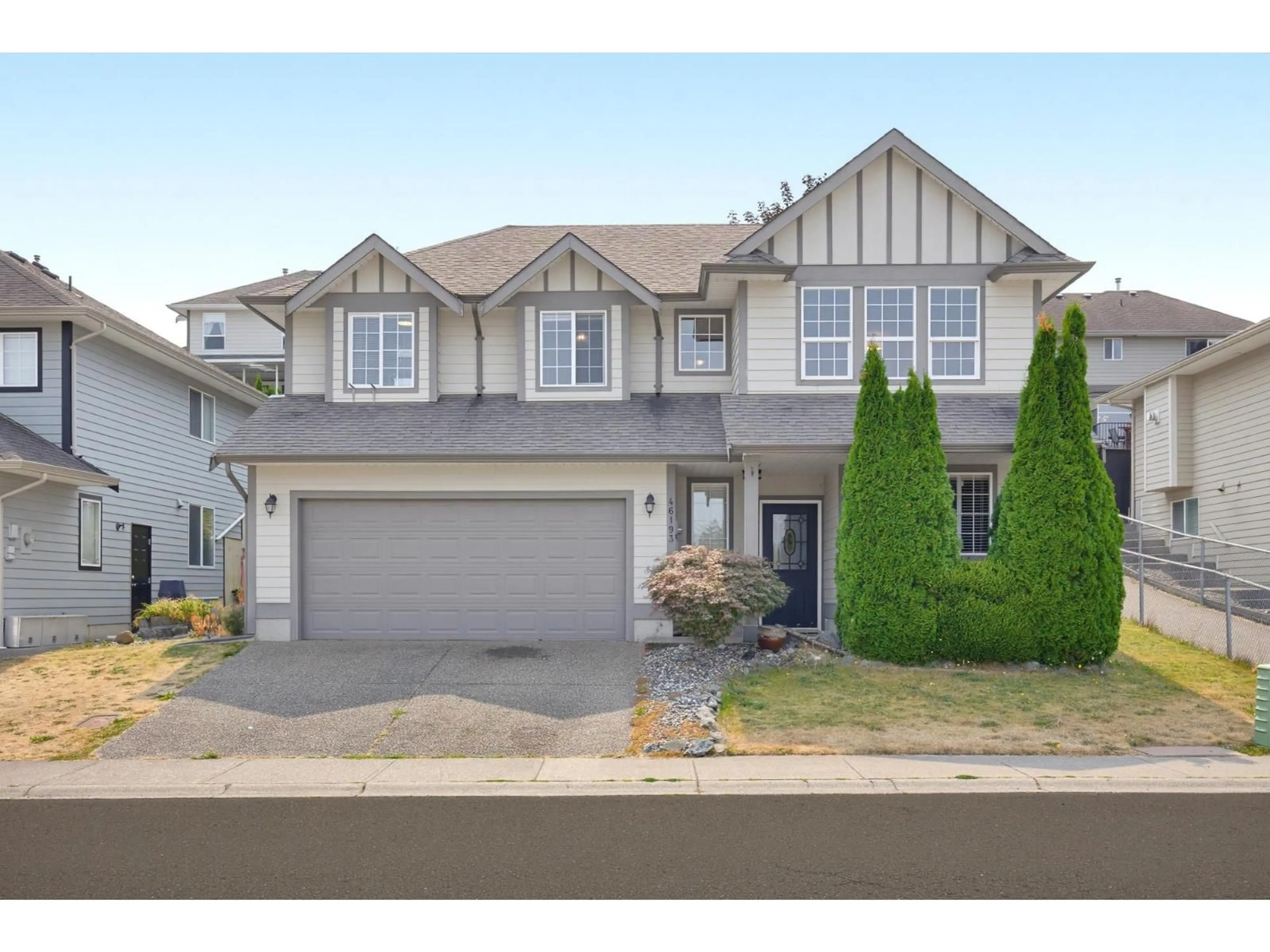 Home with vinyl exterior material, street for 46193 STONEVIEW DRIVE, Chilliwack British Columbia V2R5W8