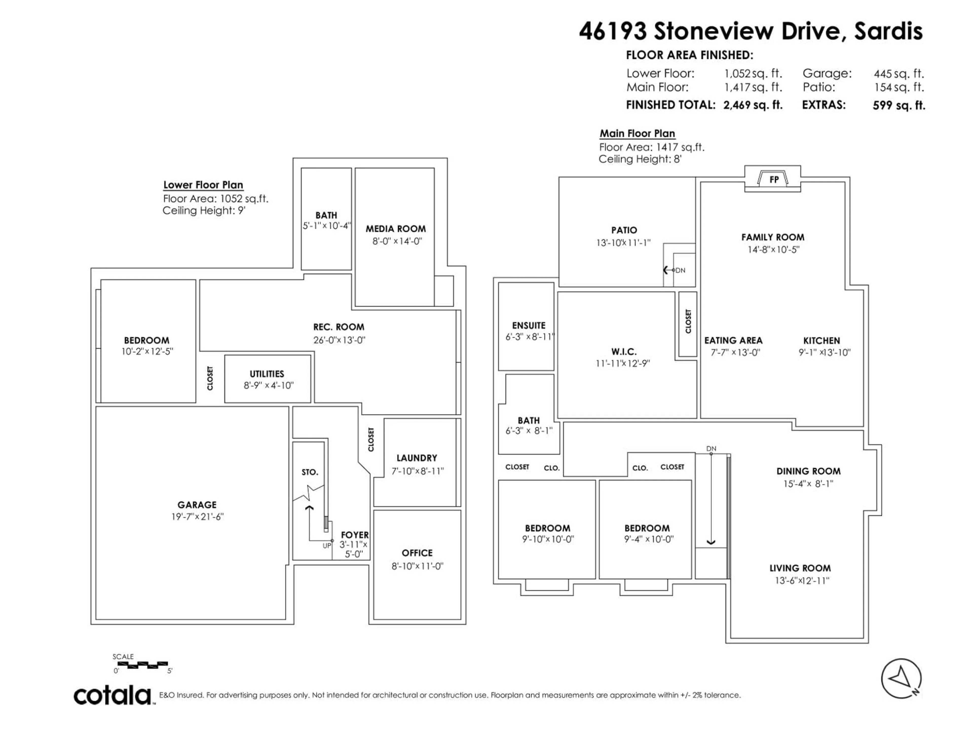 Floor plan for 46193 STONEVIEW DRIVE, Chilliwack British Columbia V2R5W8
