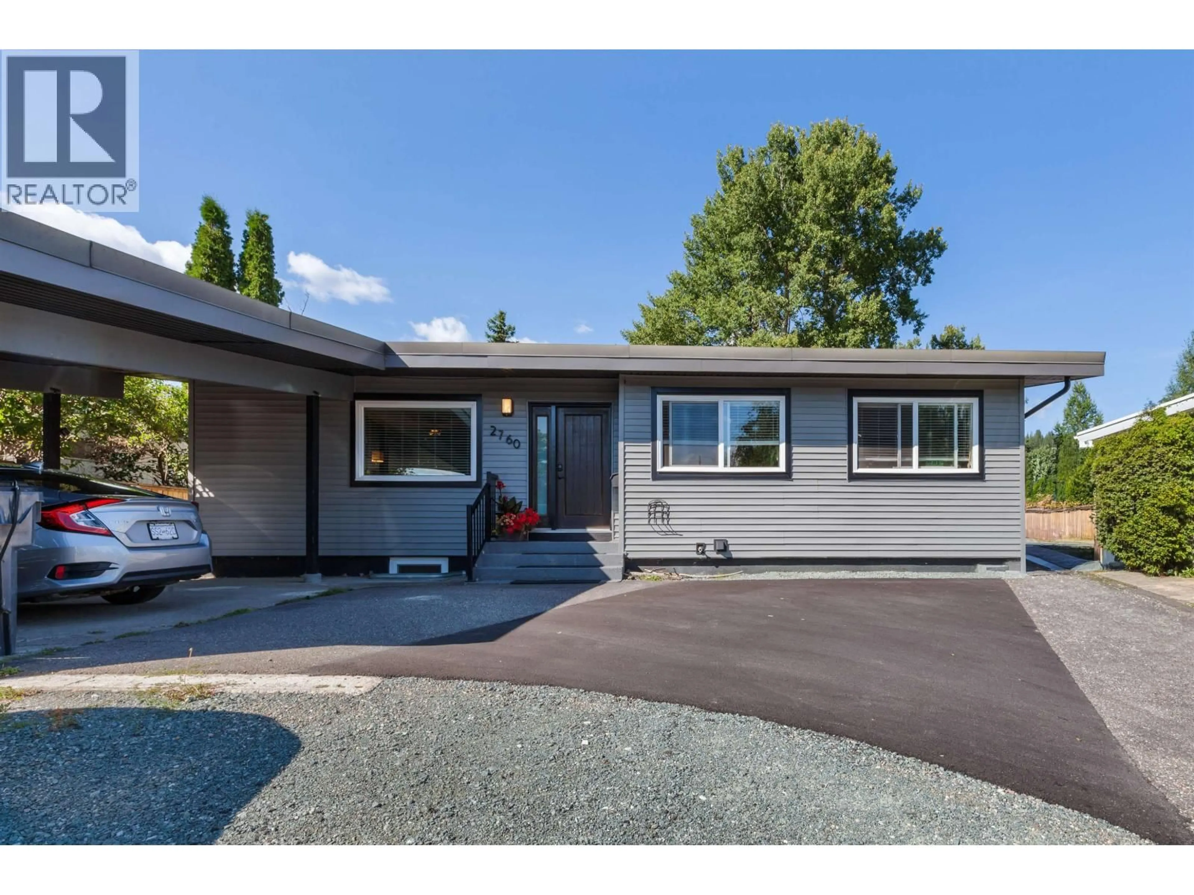 Home with vinyl exterior material, street for 2760 HAMMOND AVENUE, Prince George British Columbia V2M1A5