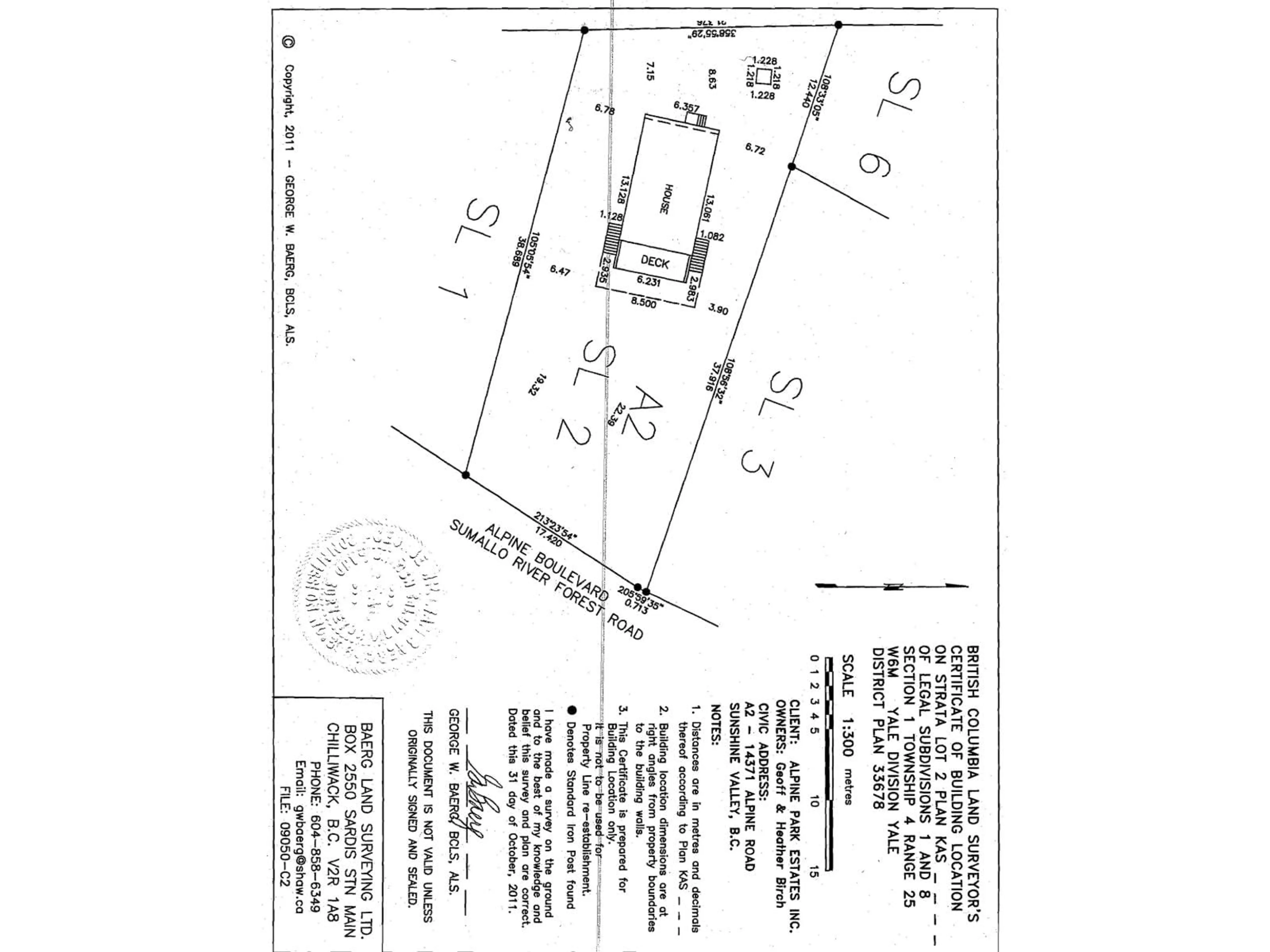 Floor plan for 14371 ALPINE BOULEVARD, Sunshine Valley British Columbia V0X1L5