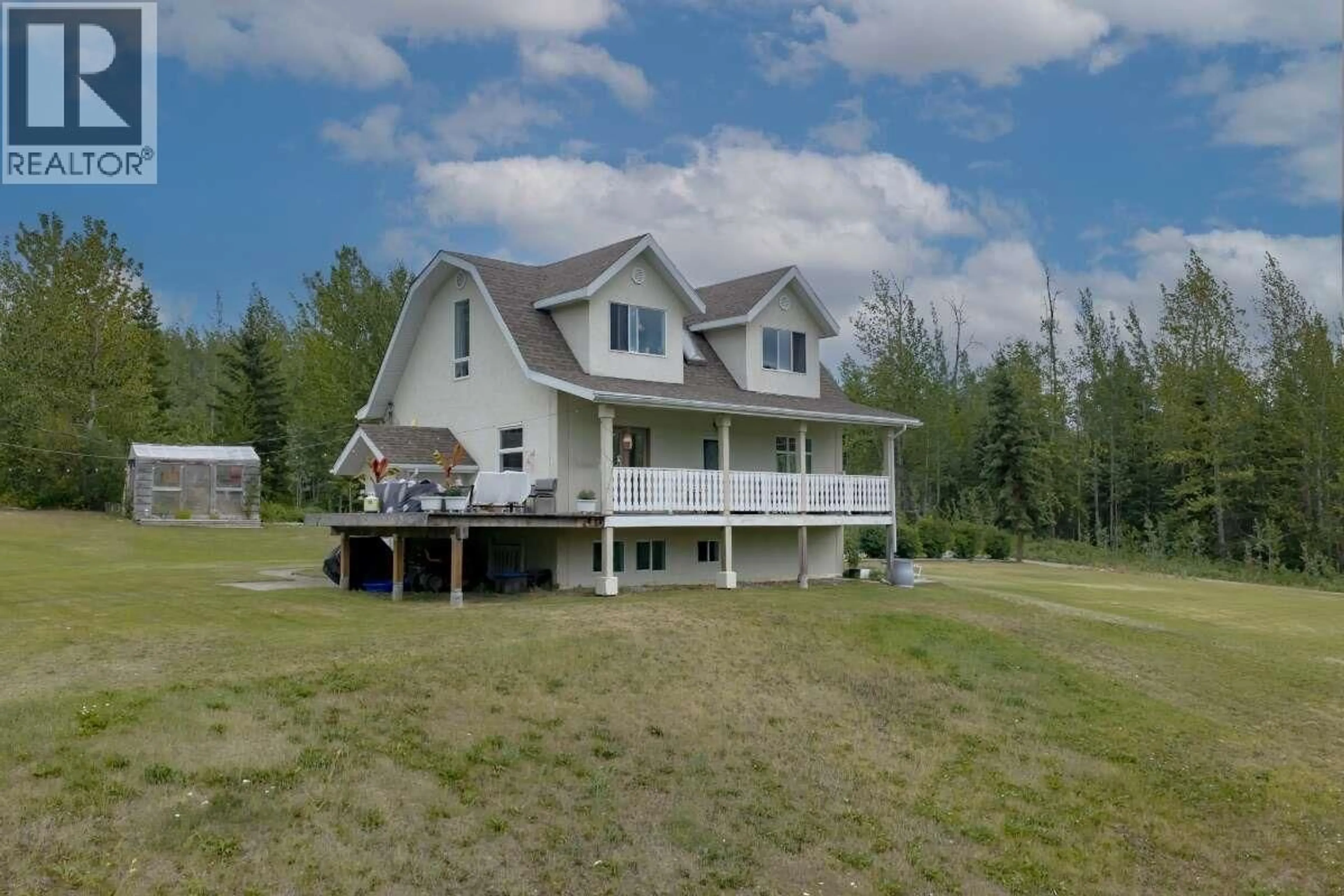 A pic from outside/outdoor area/front of a property/back of a property/a pic from drone, unknown for 2814 MOOSE ROAD, Burns Lake British Columbia V0J1E3