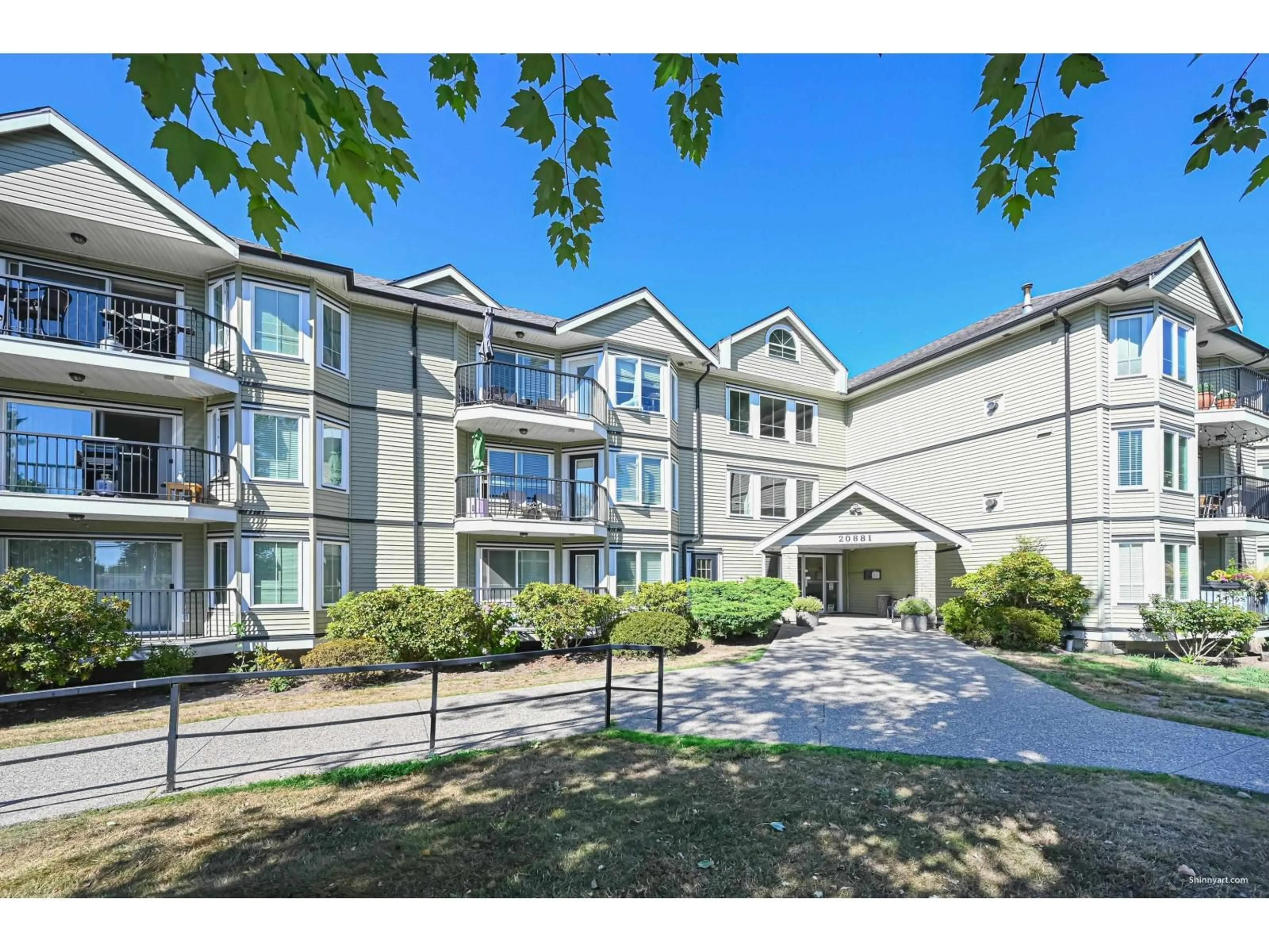 A pic from outside/outdoor area/front of a property/back of a property/a pic from drone, unknown for 103 - 20881 56 AVENUE, Langley British Columbia V3A3Z3