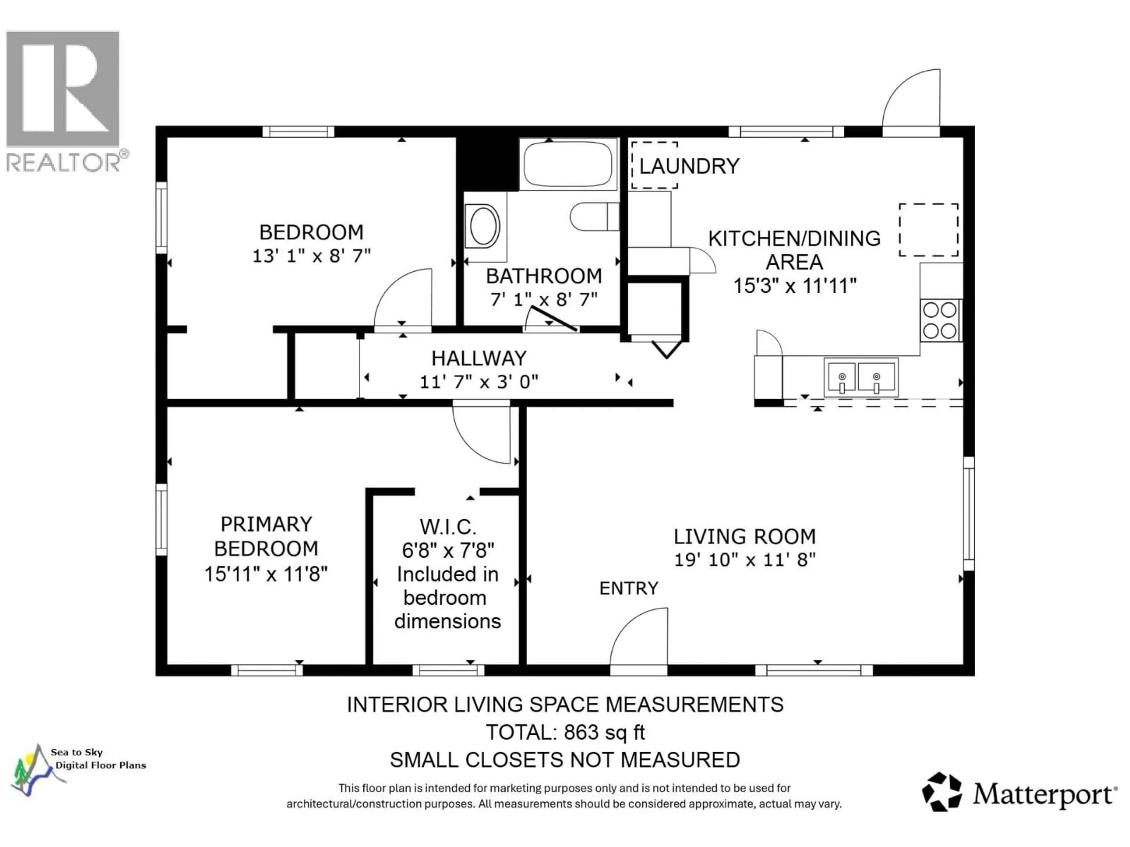 Floor plan for 8 - 39884 GOVERNMENT ROAD, Squamish British Columbia V8B0B1
