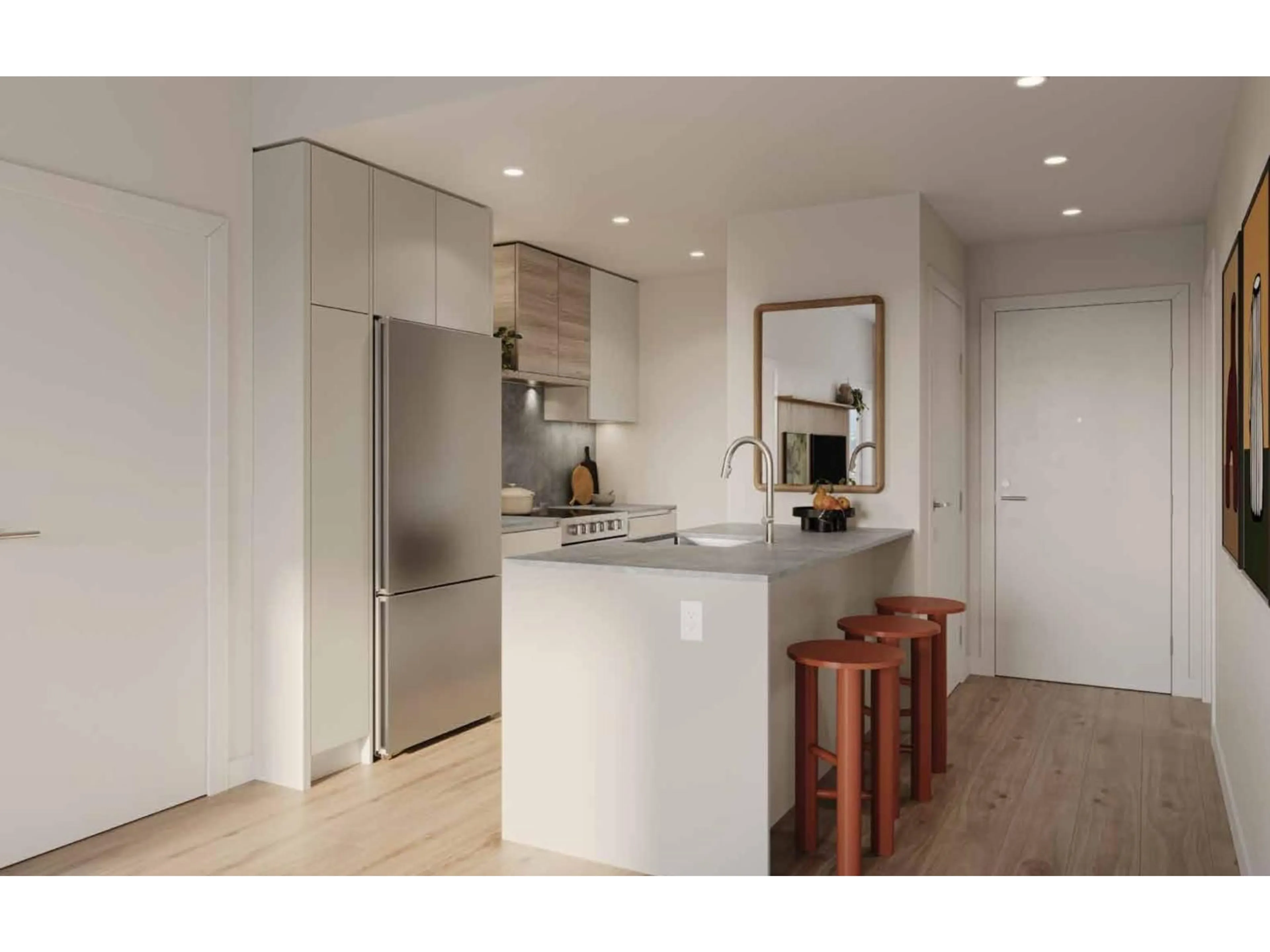 Open concept kitchen, unknown for 203 - 6433 128 STREET, Surrey British Columbia V3W4C5