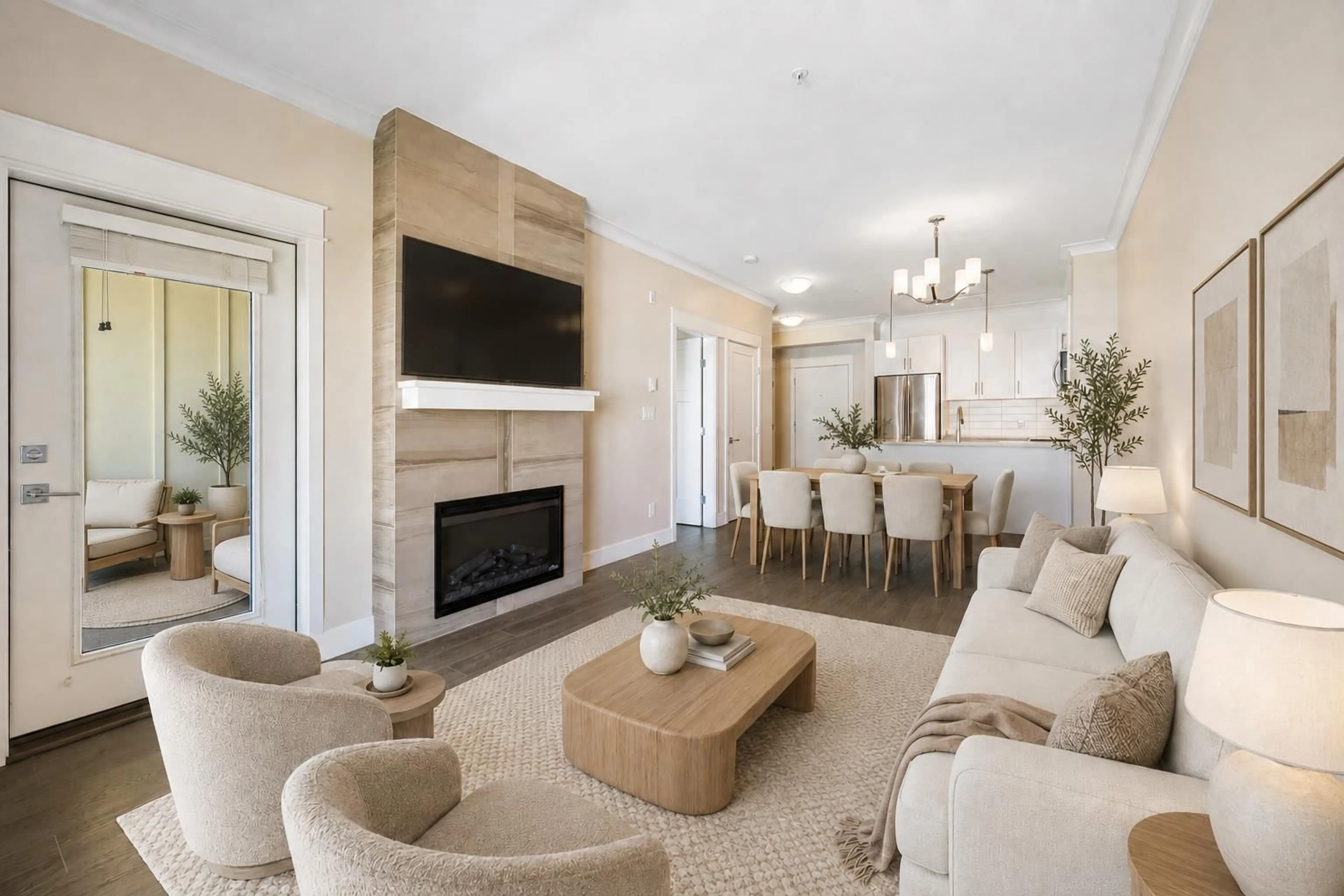 Living room with furniture, unknown for 306 - 5020 221A AVENUE, Langley British Columbia V2Y0V5