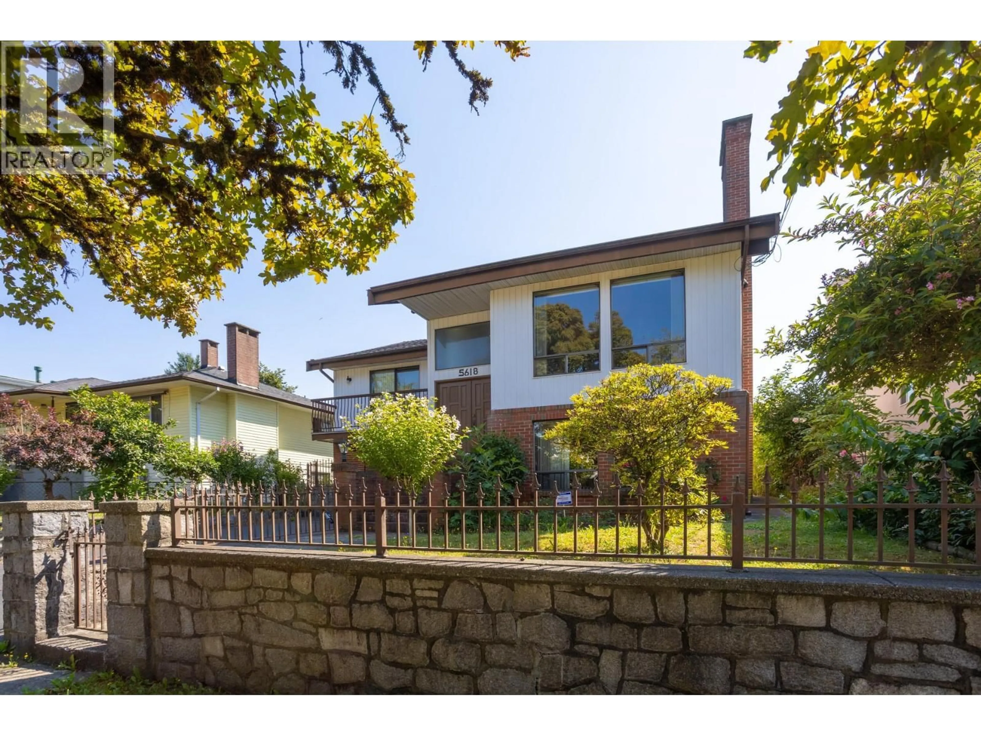 Home with brick exterior material, street for 5618 LANCASTER STREET, Vancouver British Columbia V5R4A5
