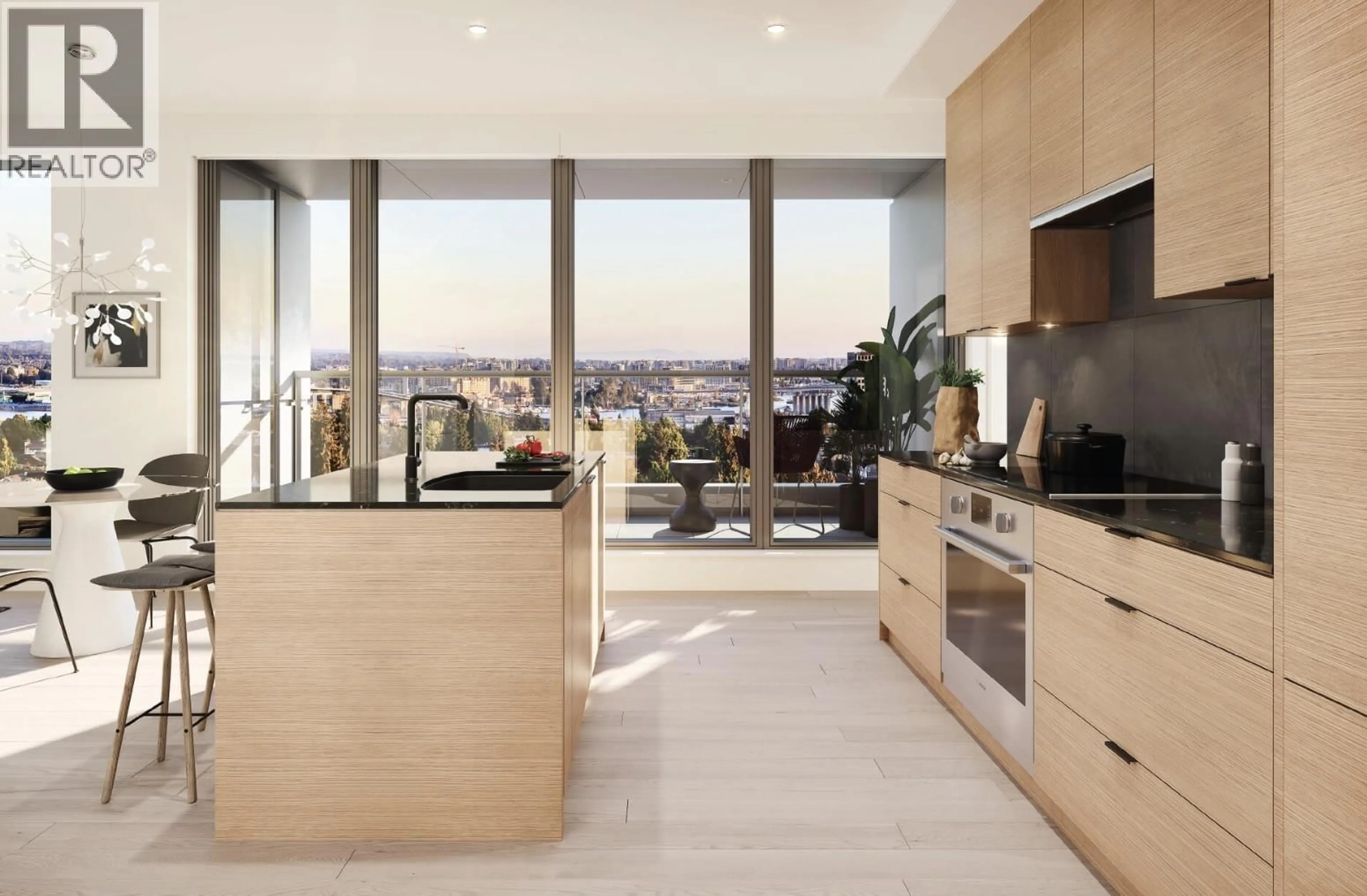 Contemporary kitchen, unknown for 402 - 8120 OAK STREET, Vancouver British Columbia V6P0N2