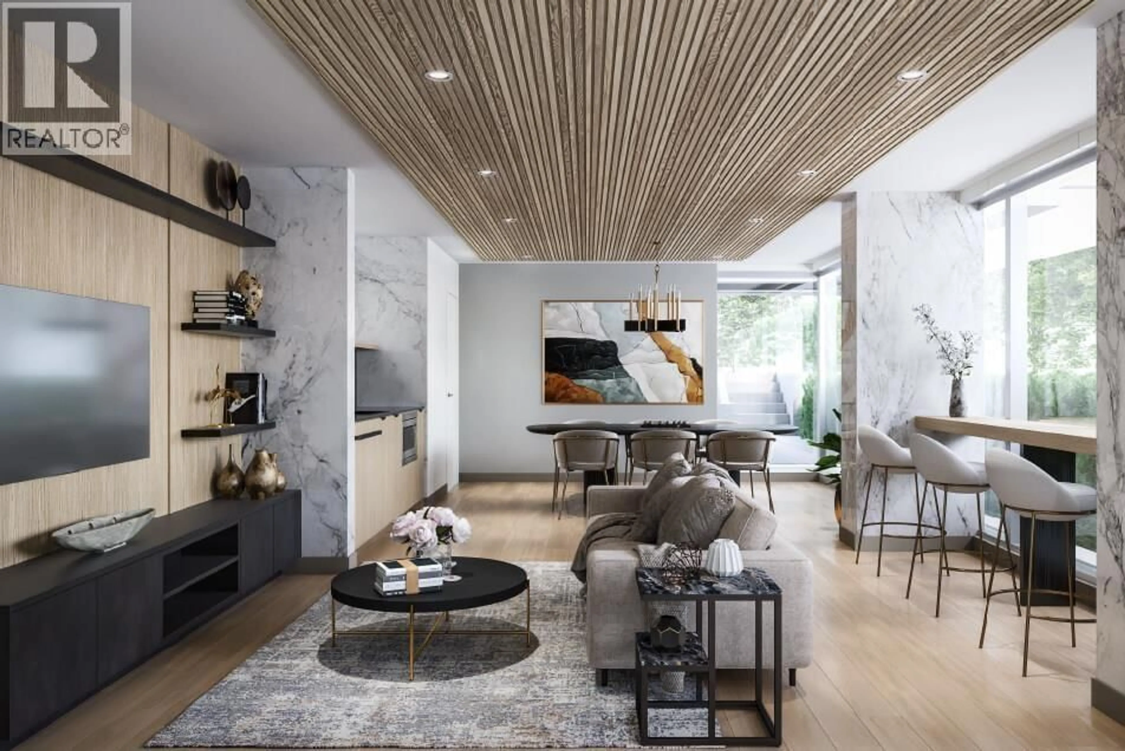 Living room with furniture, unknown for 402 - 8120 OAK STREET, Vancouver British Columbia V6P0N2