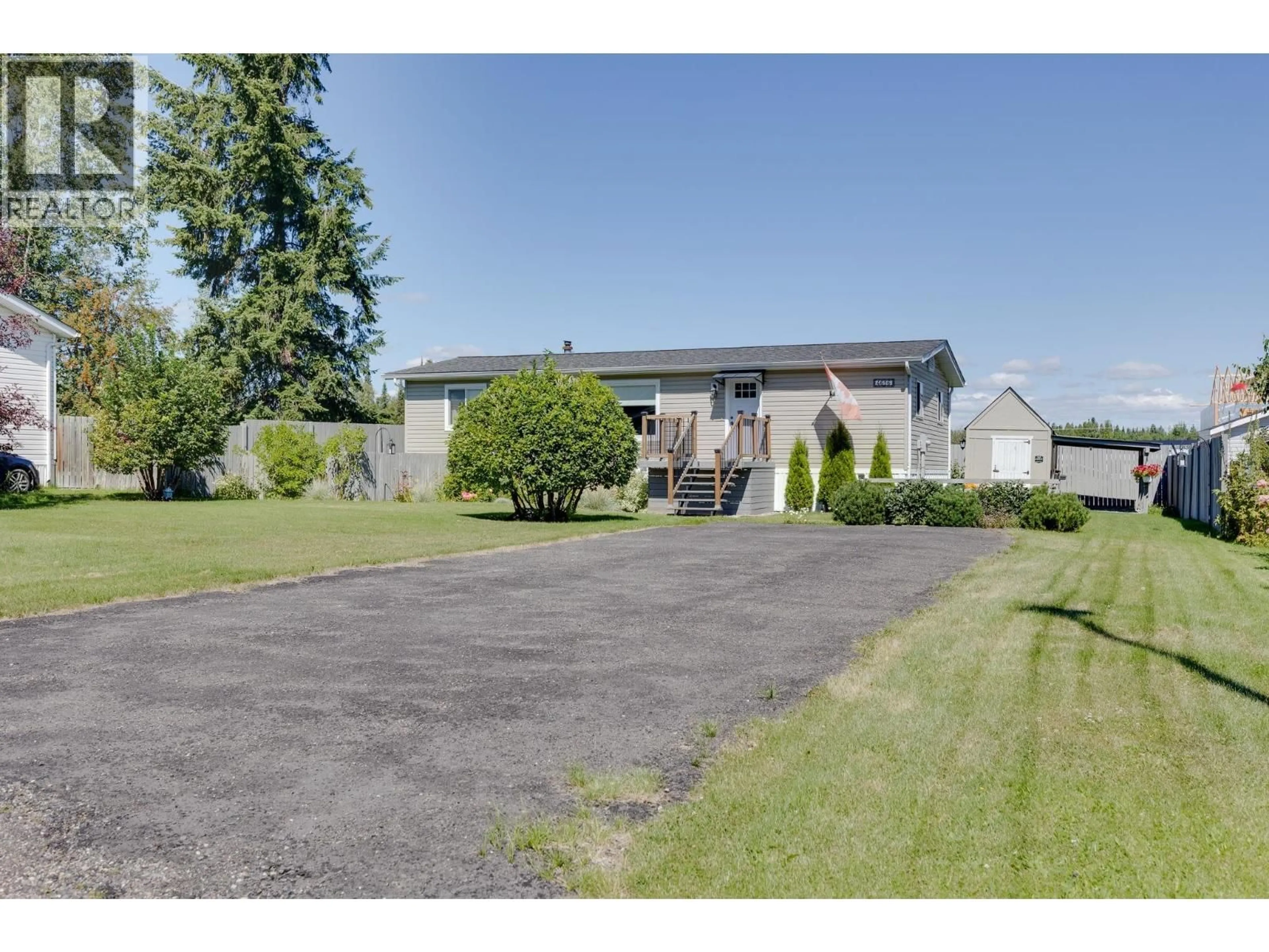 A pic from outside/outdoor area/front of a property/back of a property/a pic from drone, street for 4616 GRAY DRIVE, Prince George British Columbia V2K4Y4
