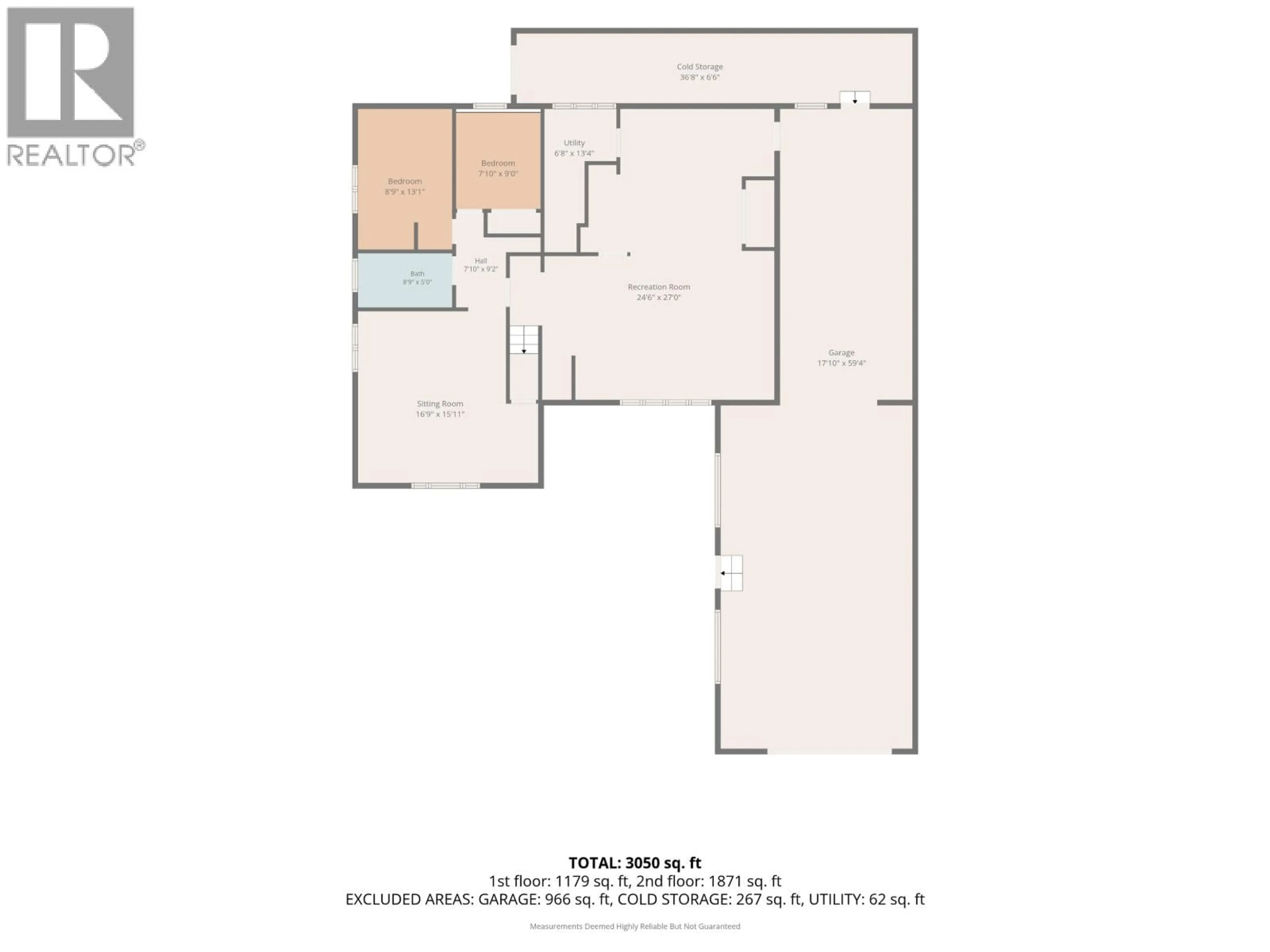 Floor plan for 1688 AINTREE DRIVE, Prince George British Columbia V2K1H5