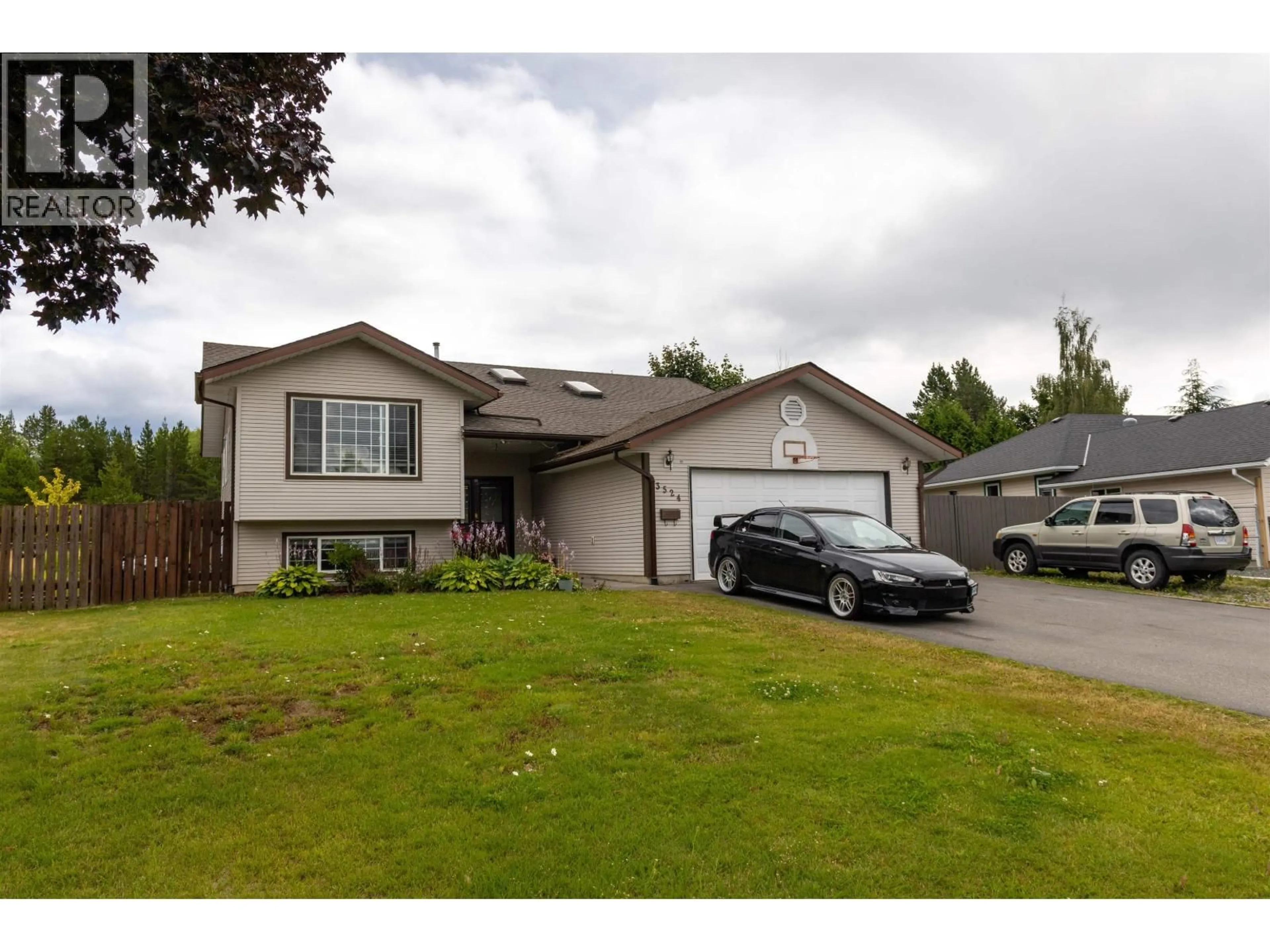 Home with vinyl exterior material, street for 3524 CORY DRIVE, Terrace British Columbia V8G5R3