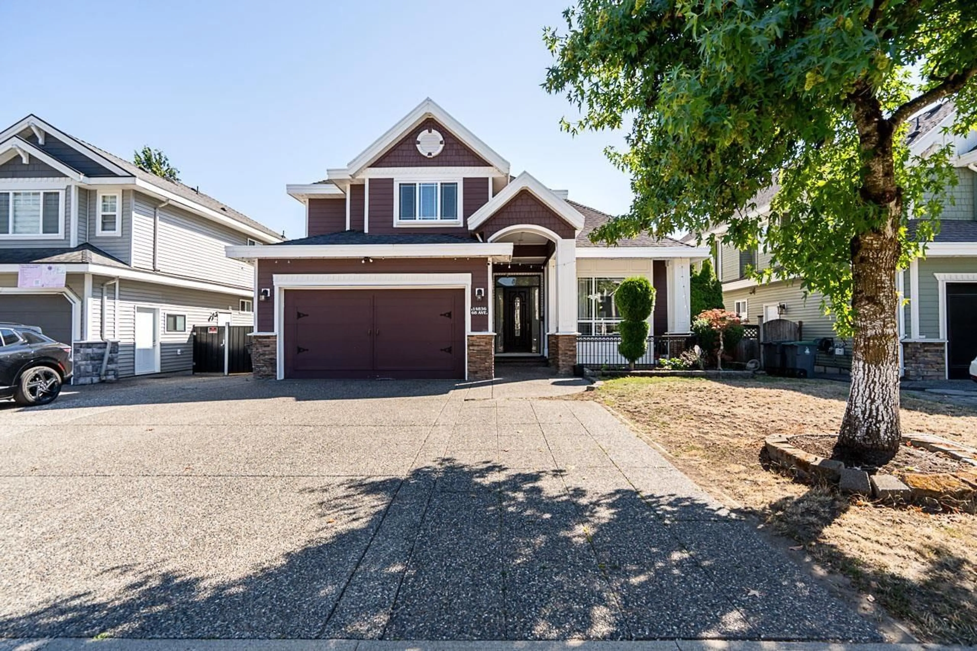 Home with vinyl exterior material, street for 14836 68 AVENUE, Surrey British Columbia V3S2B5
