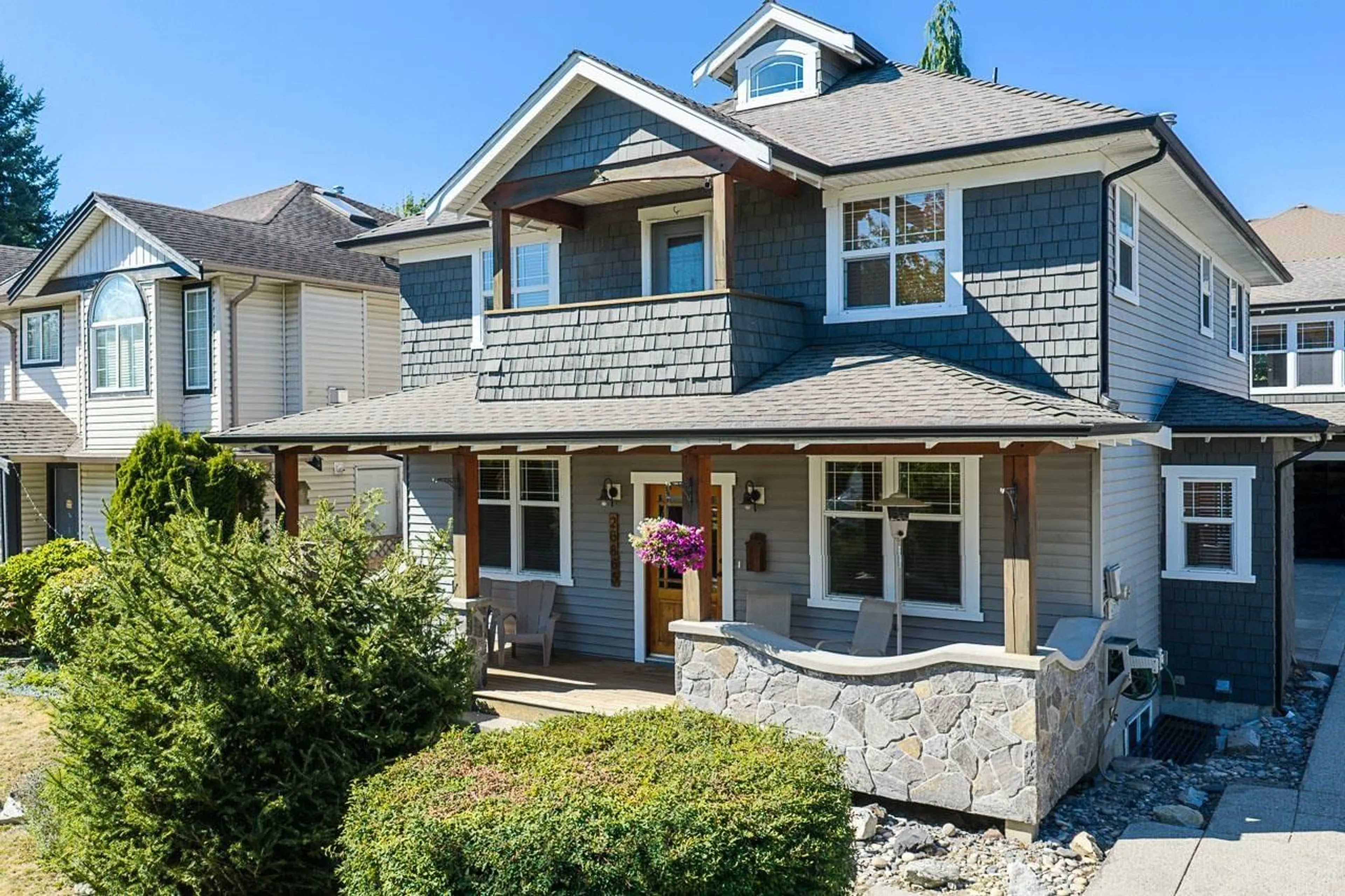 Home with brick exterior material, street for 26865 25A AVENUE, Langley British Columbia V4W4A2