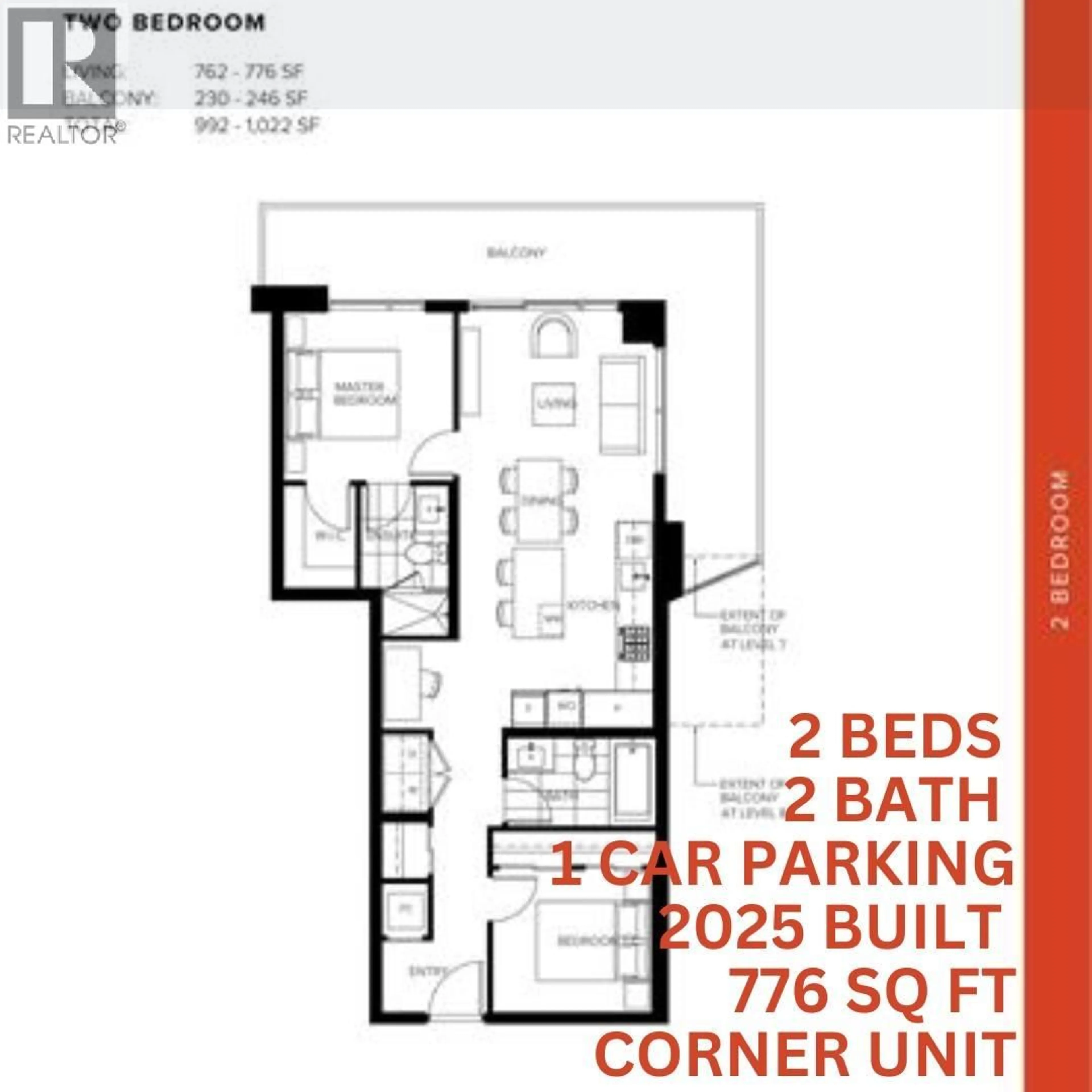 Floor plan for 642 - 6500 MINORU BOULEVARD, Richmond British Columbia V6Y0N2