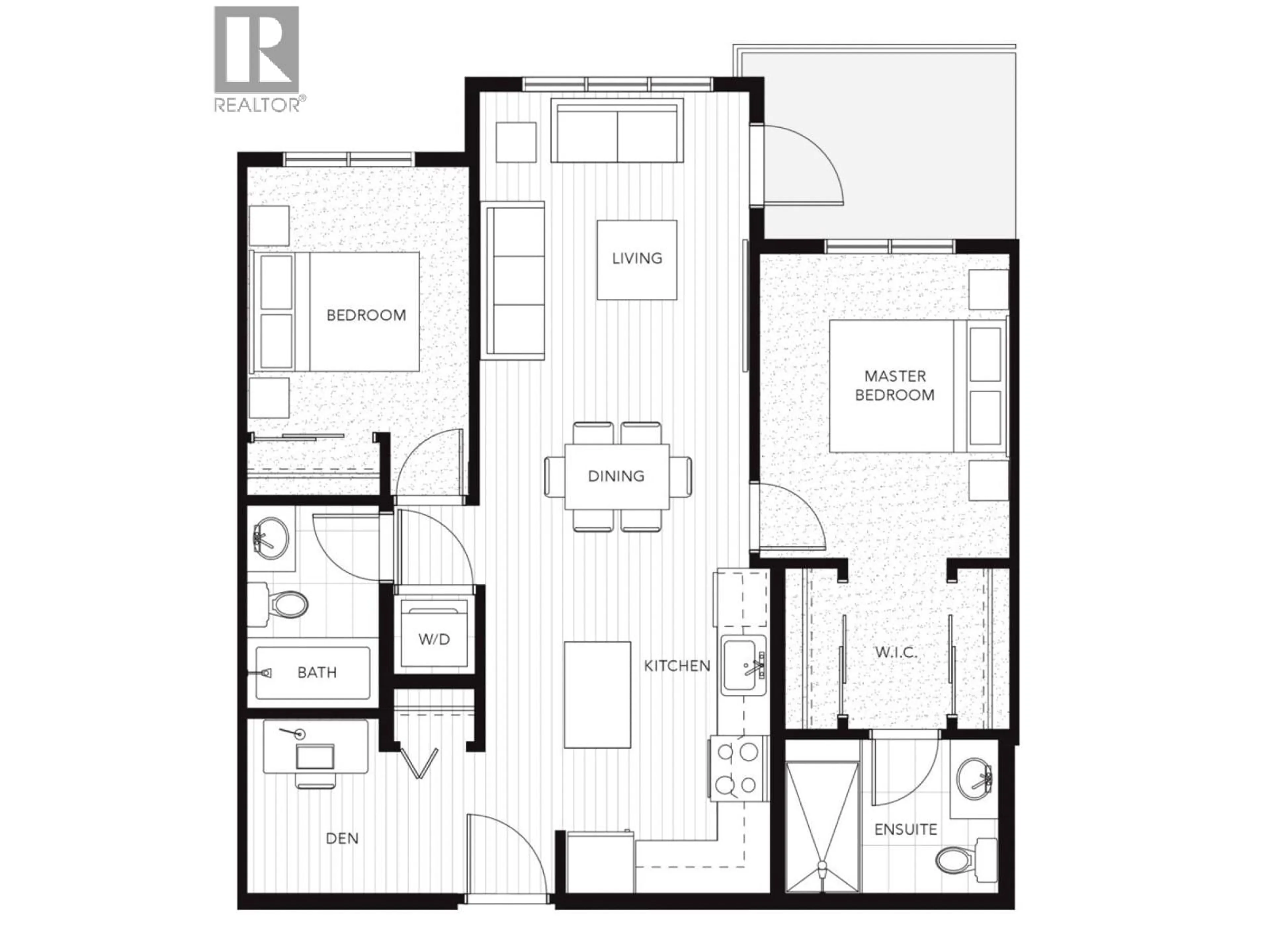 Floor plan for 411 - 828 GAUTHIER AVENUE, Coquitlam British Columbia V3K1R9