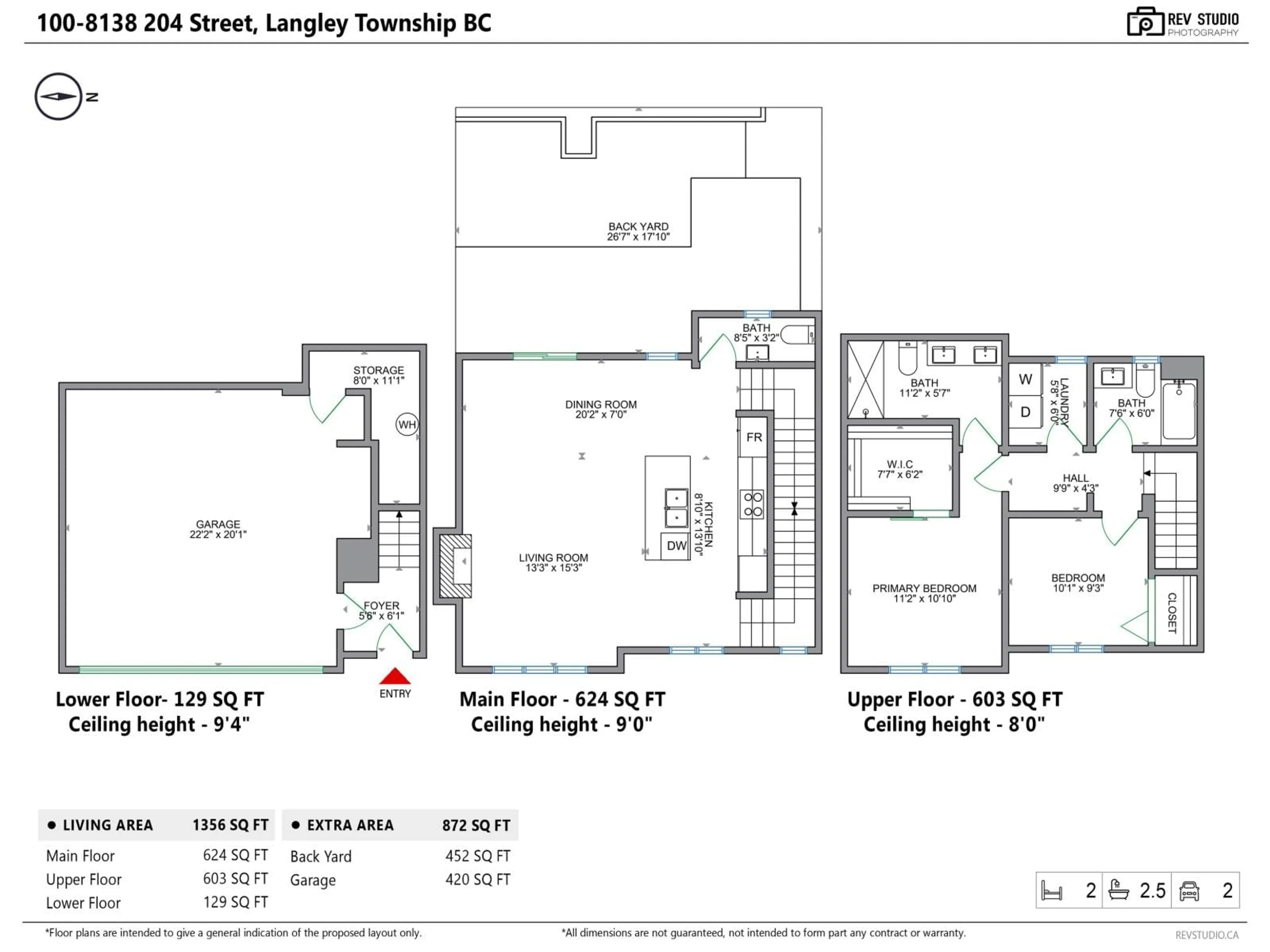 Floor plan for 100 - 8138 204 STREET, Langley British Columbia V2Y0T4