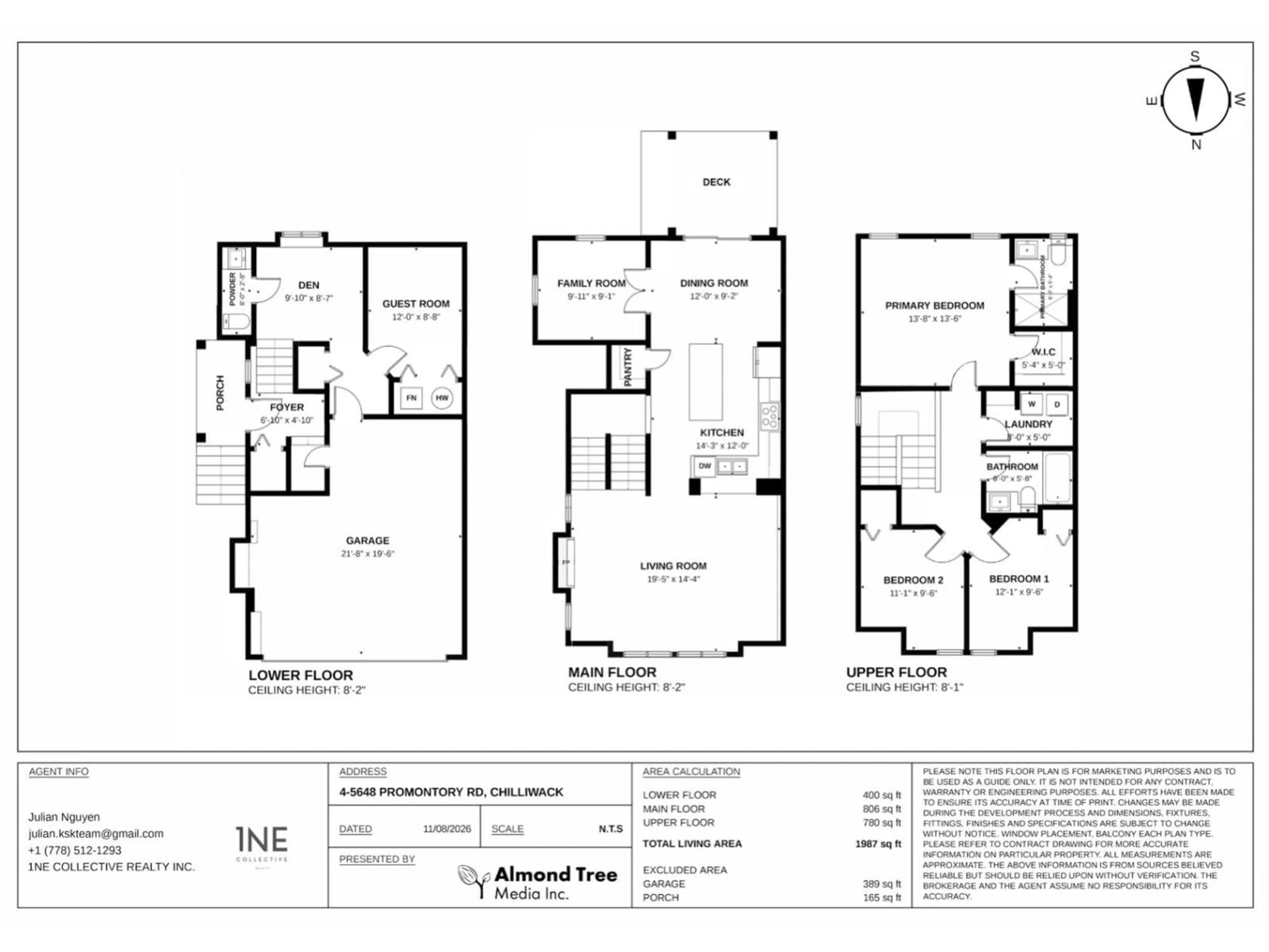 Floor plan for 4 - 5648 PROMONTORY ROAD, Chilliwack British Columbia V2R0E5