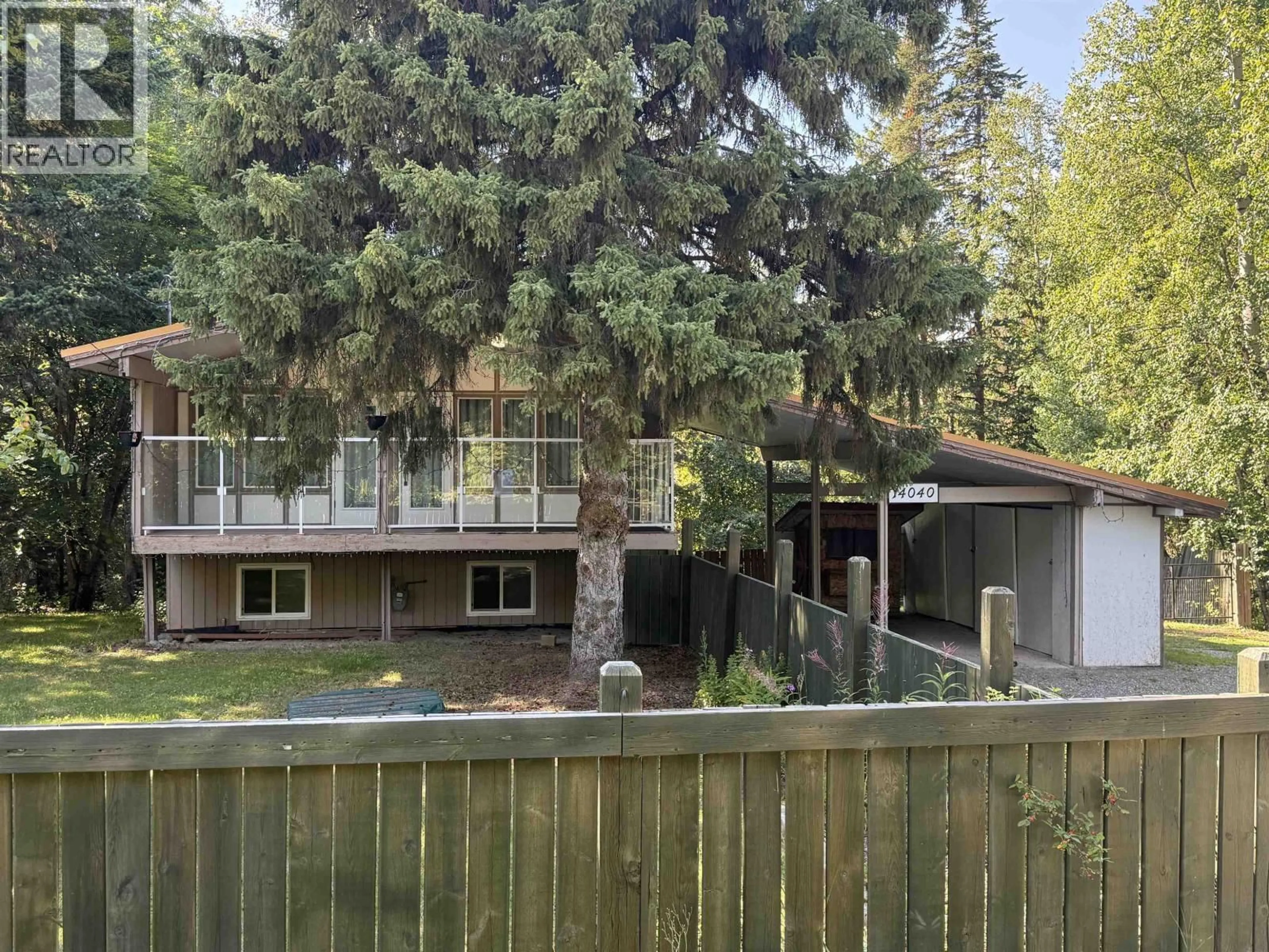 A pic from outside/outdoor area/front of a property/back of a property/a pic from drone, forest/trees view for 14040 GISCOME ROAD, Prince George British Columbia V2N6W6