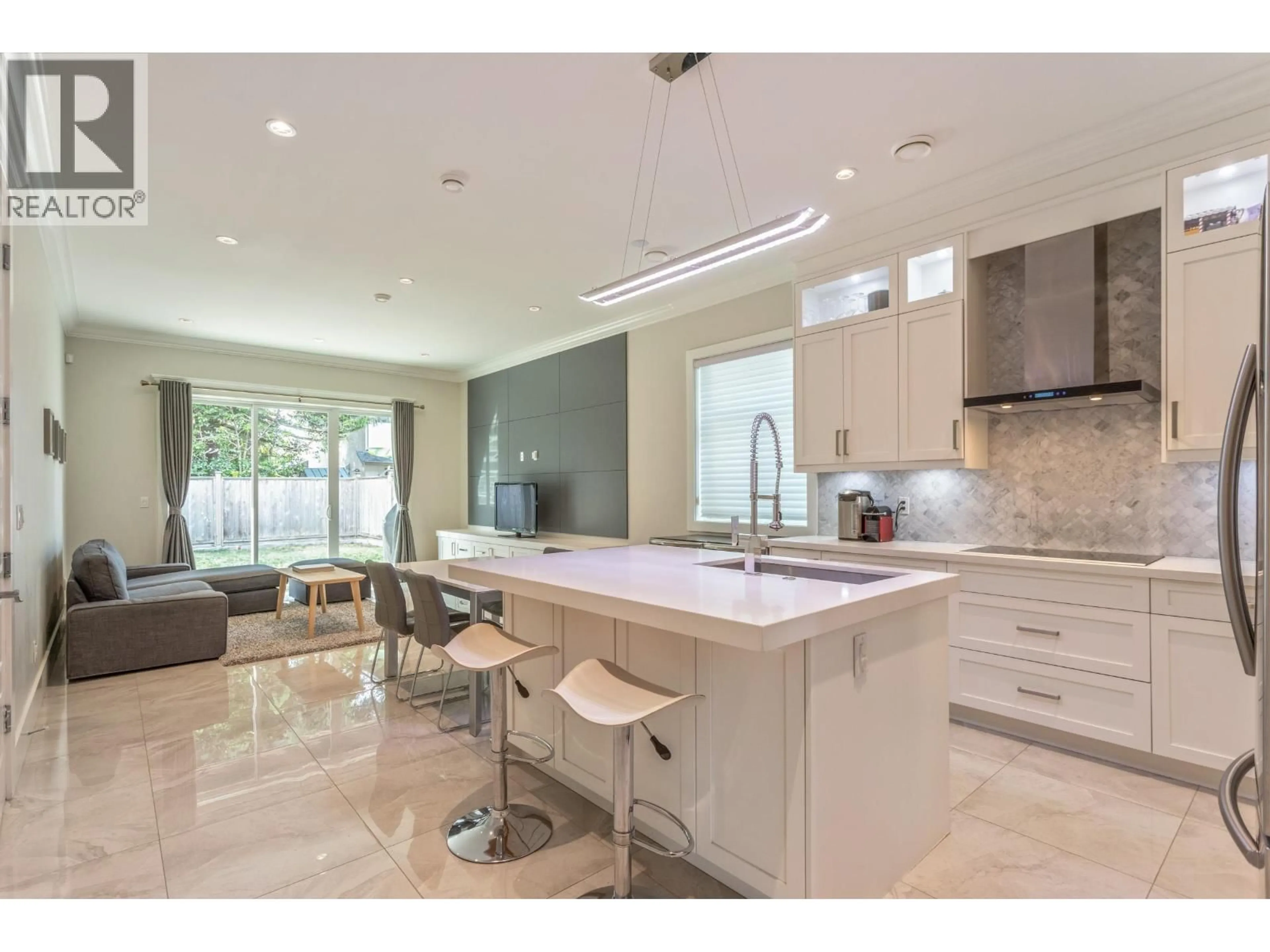 Open concept kitchen, ceramic/tile floor for 10340 ODLIN ROAD, Richmond British Columbia V6X1E2