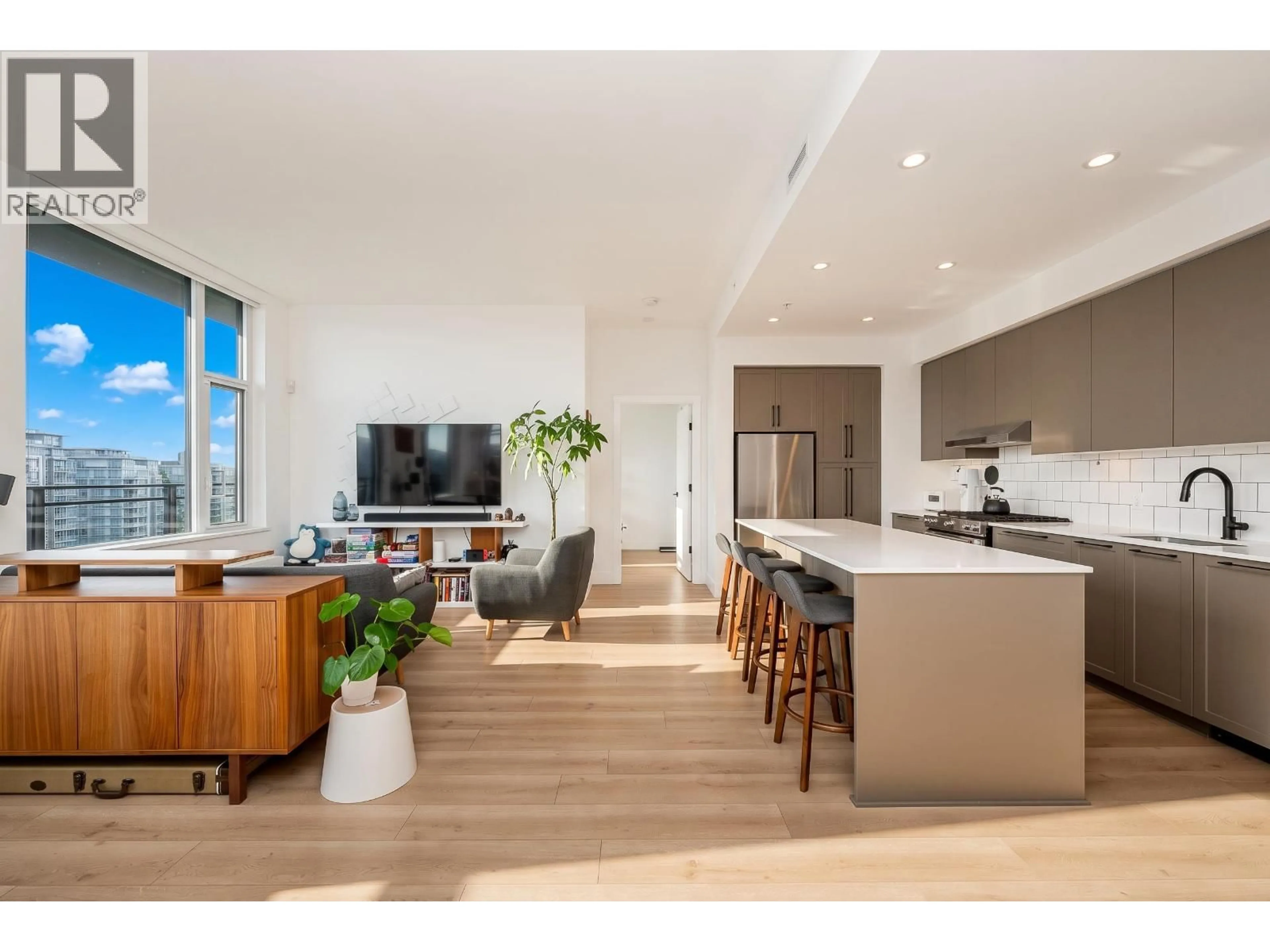 Open concept kitchen, unknown for 1202 - 8750 UNIVERSITY CRESCENT, Burnaby British Columbia V5A0G9