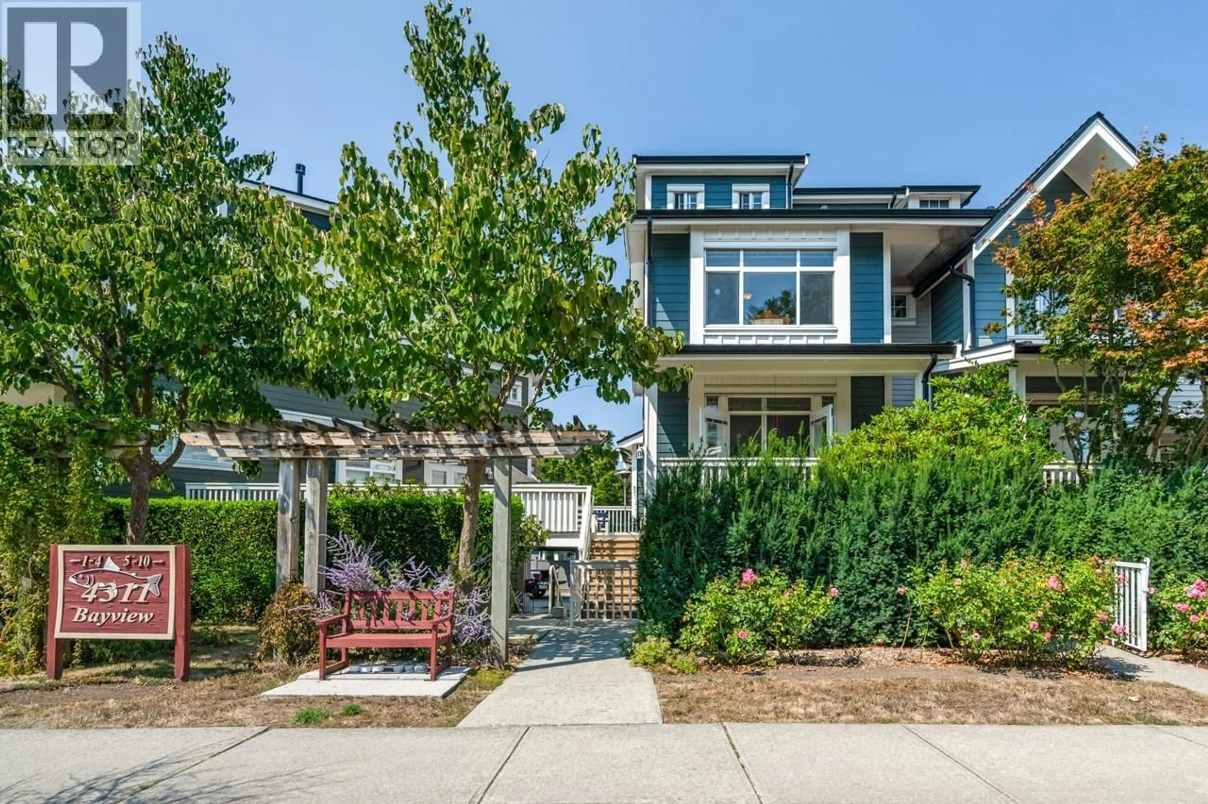 Home with brick exterior material, street for 5 - 4311 BAYVIEW STREET, Richmond British Columbia V7E6S5
