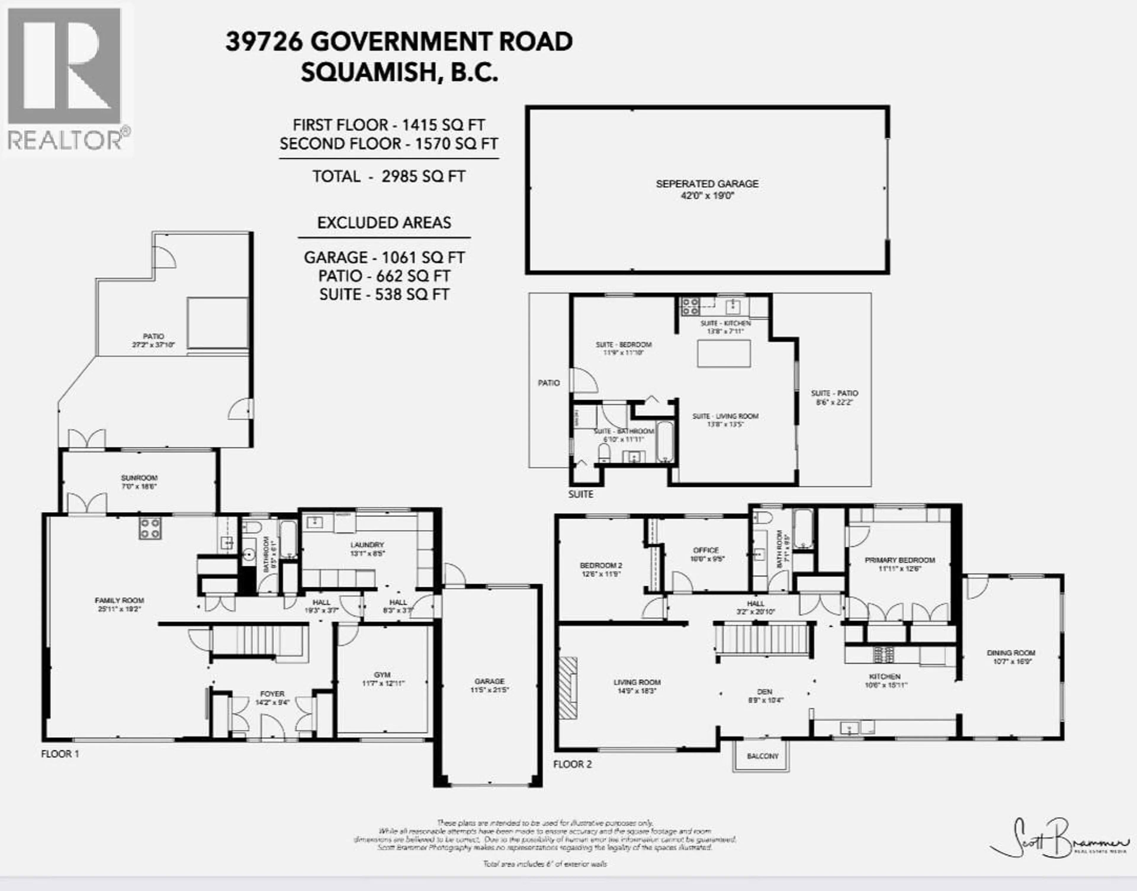 Floor plan for 39726 GOVERNMENT ROAD, Squamish British Columbia V8B0G3