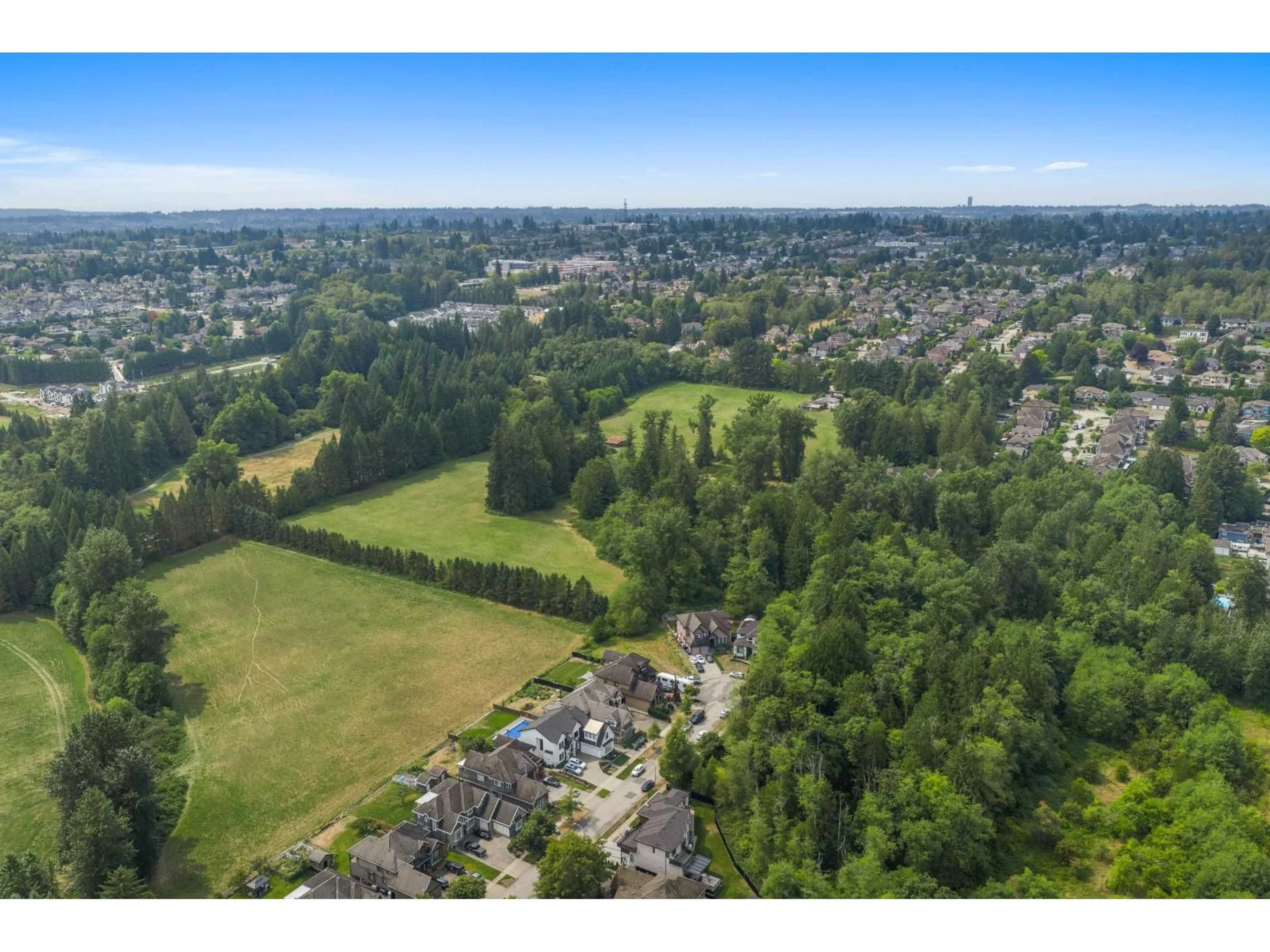 A pic from outside/outdoor area/front of a property/back of a property/a pic from drone, mountain view for 9186 164 STREET, Surrey British Columbia V4N2Z8