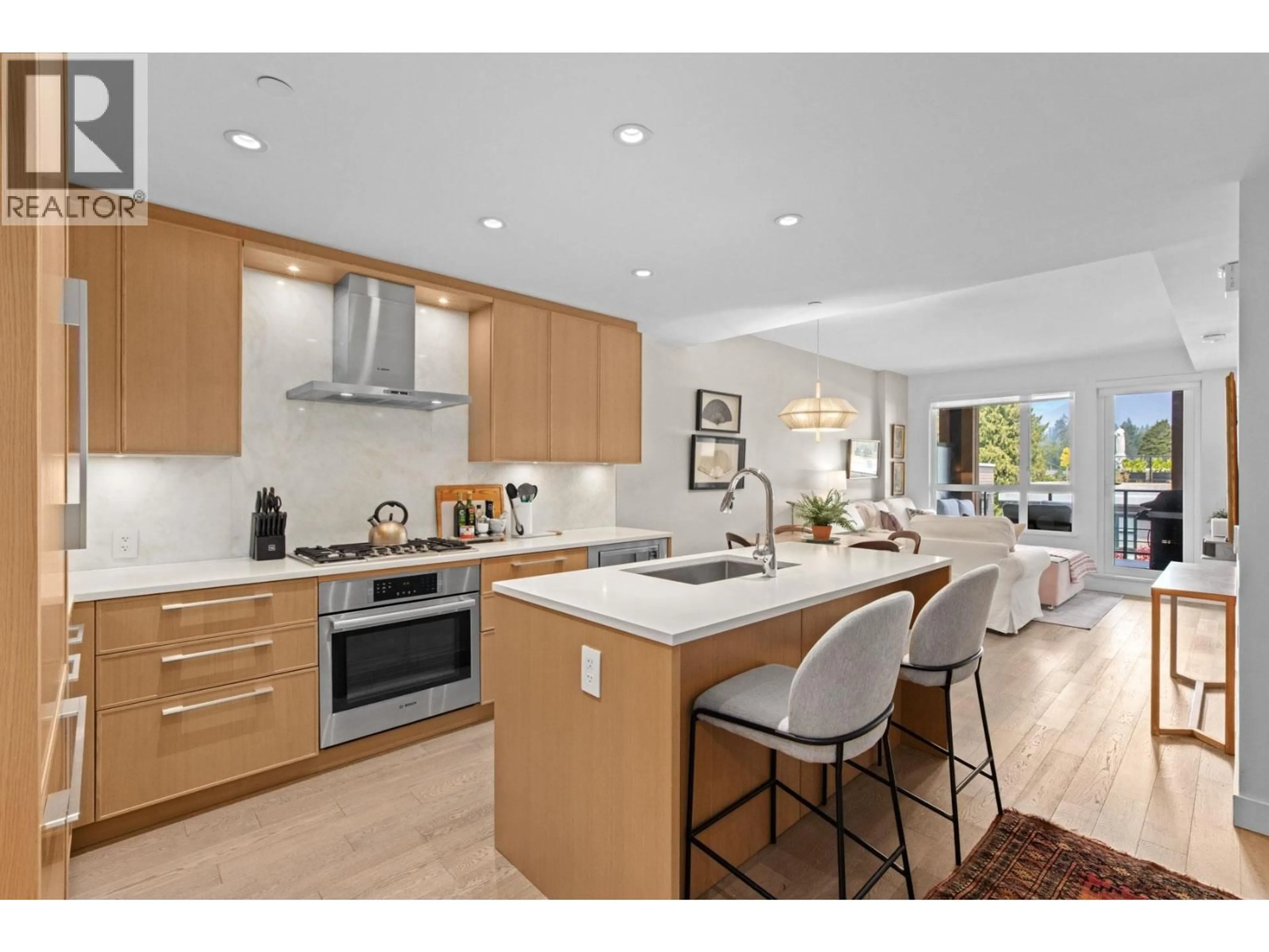 Open concept kitchen, unknown for 402 - 3220 CONNAUGHT CRESCENT, North Vancouver British Columbia V7R0A5