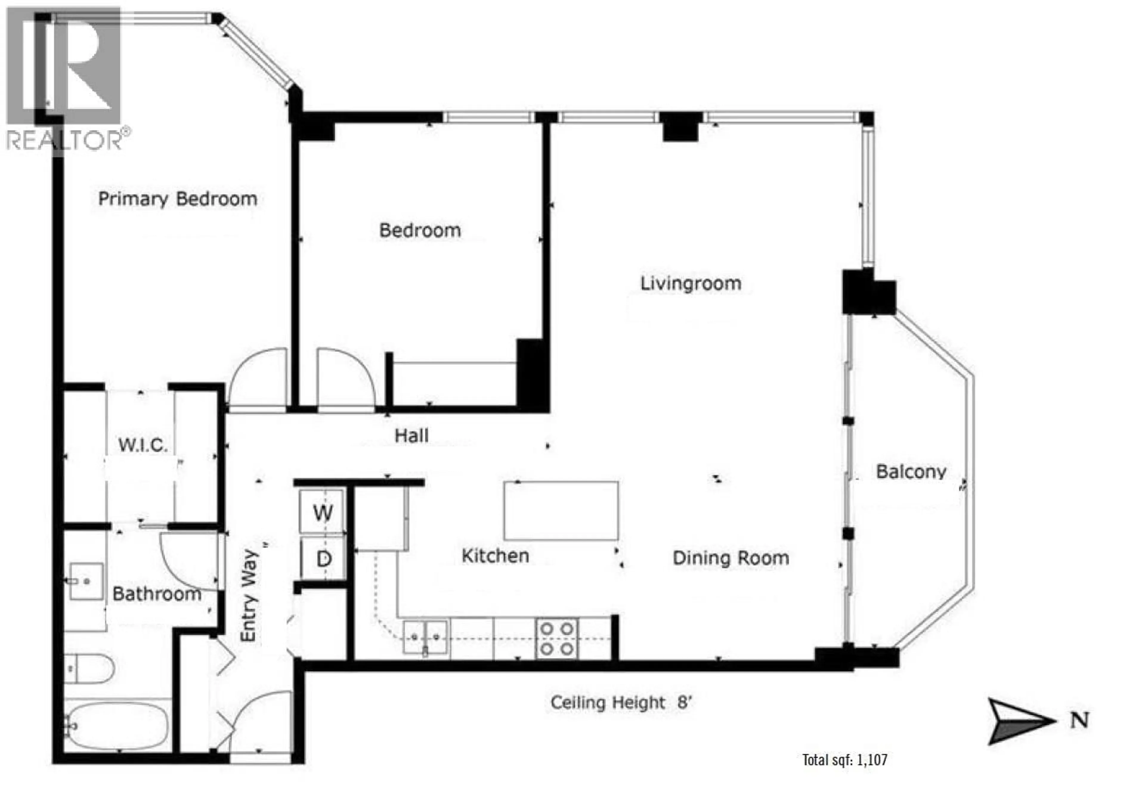 Floor plan for 2006 - 6540 BURLINGTON AVENUE, Burnaby British Columbia V5H4G3