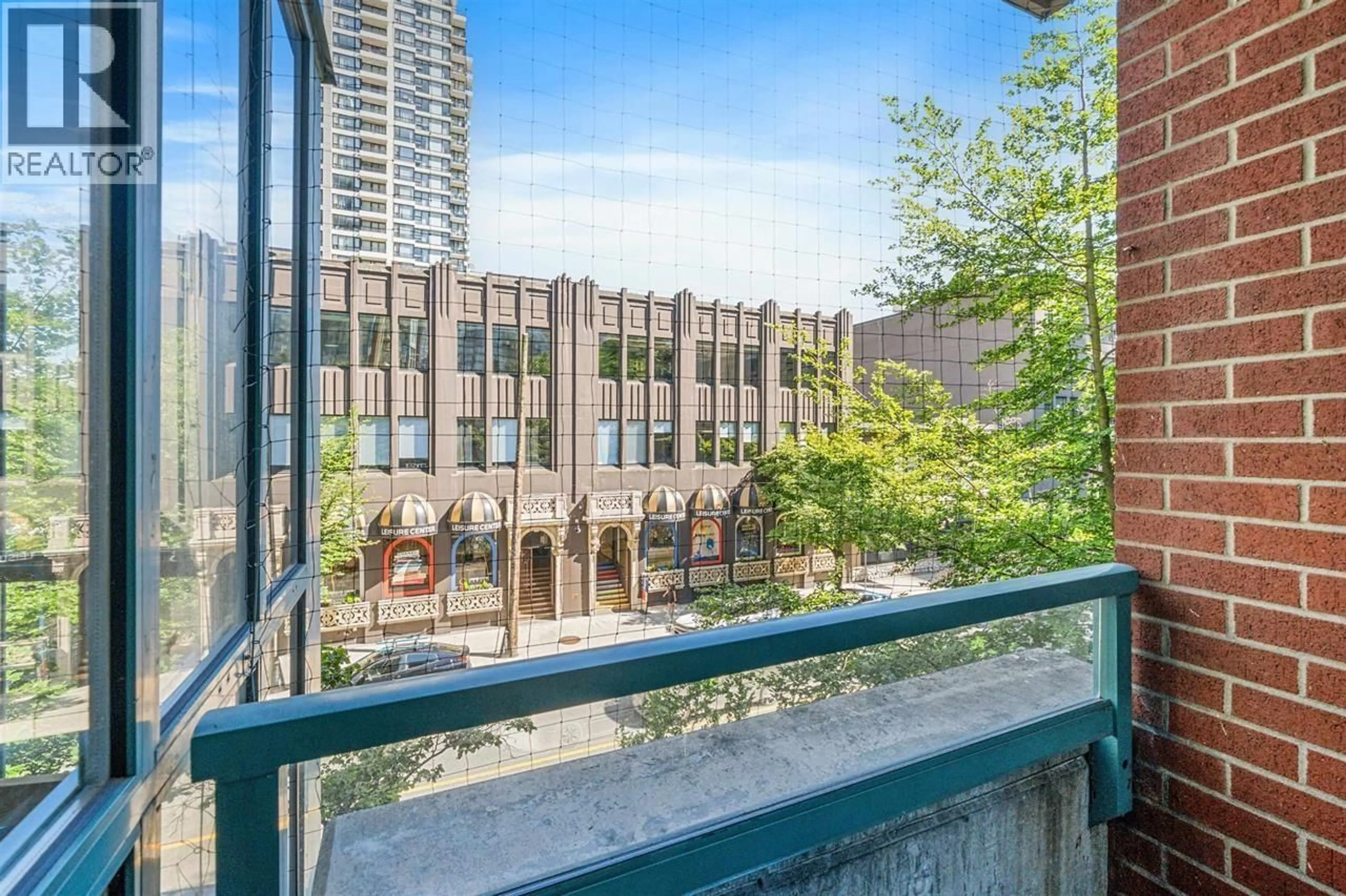Patio, city buildings view from balcony for 304 - 939 HOMER STREET, Vancouver British Columbia V6B2W6