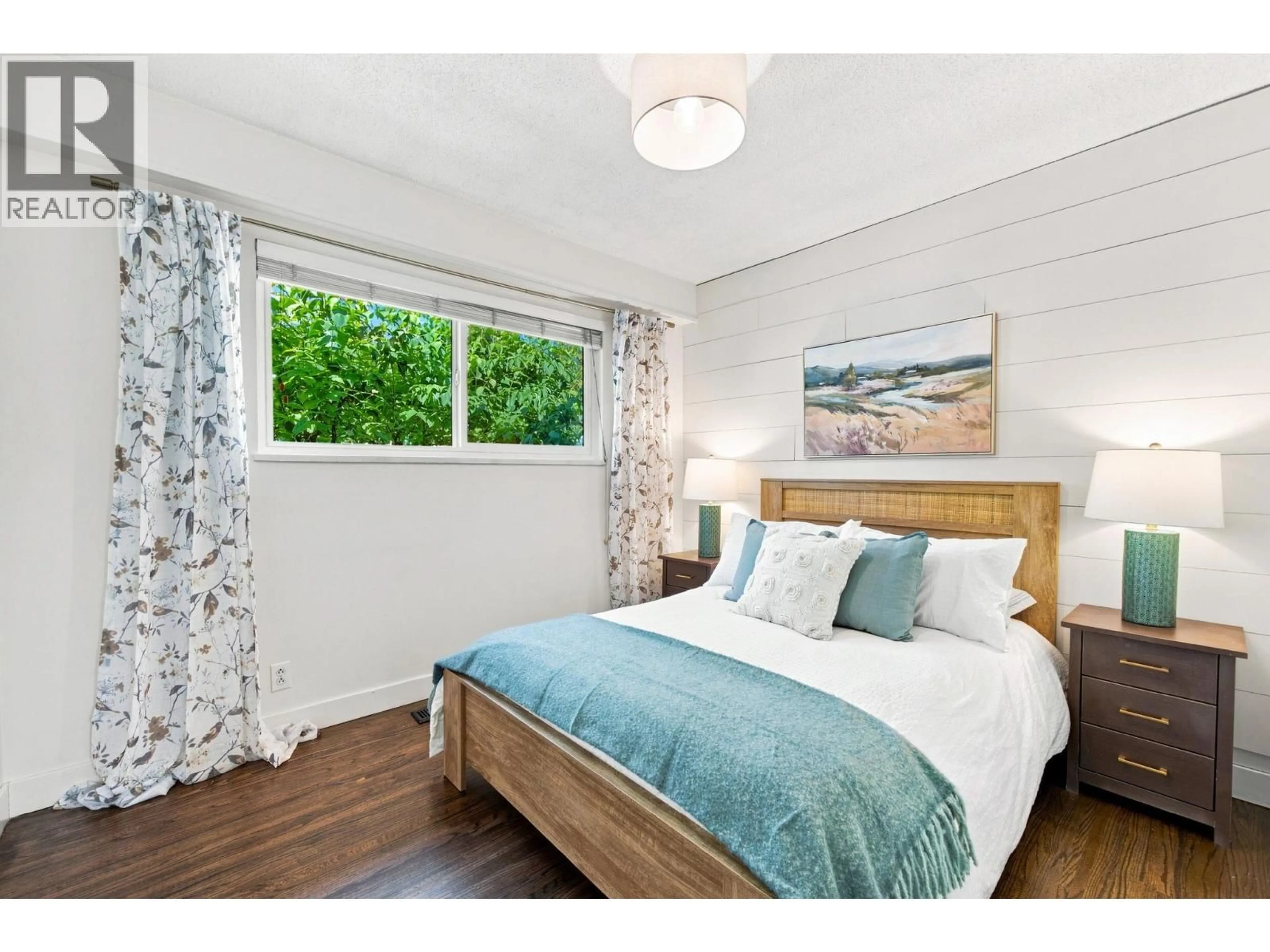 Bedroom with bed, wood/laminate floor for 2282 STANWOOD AVENUE, Coquitlam British Columbia V3K3A6