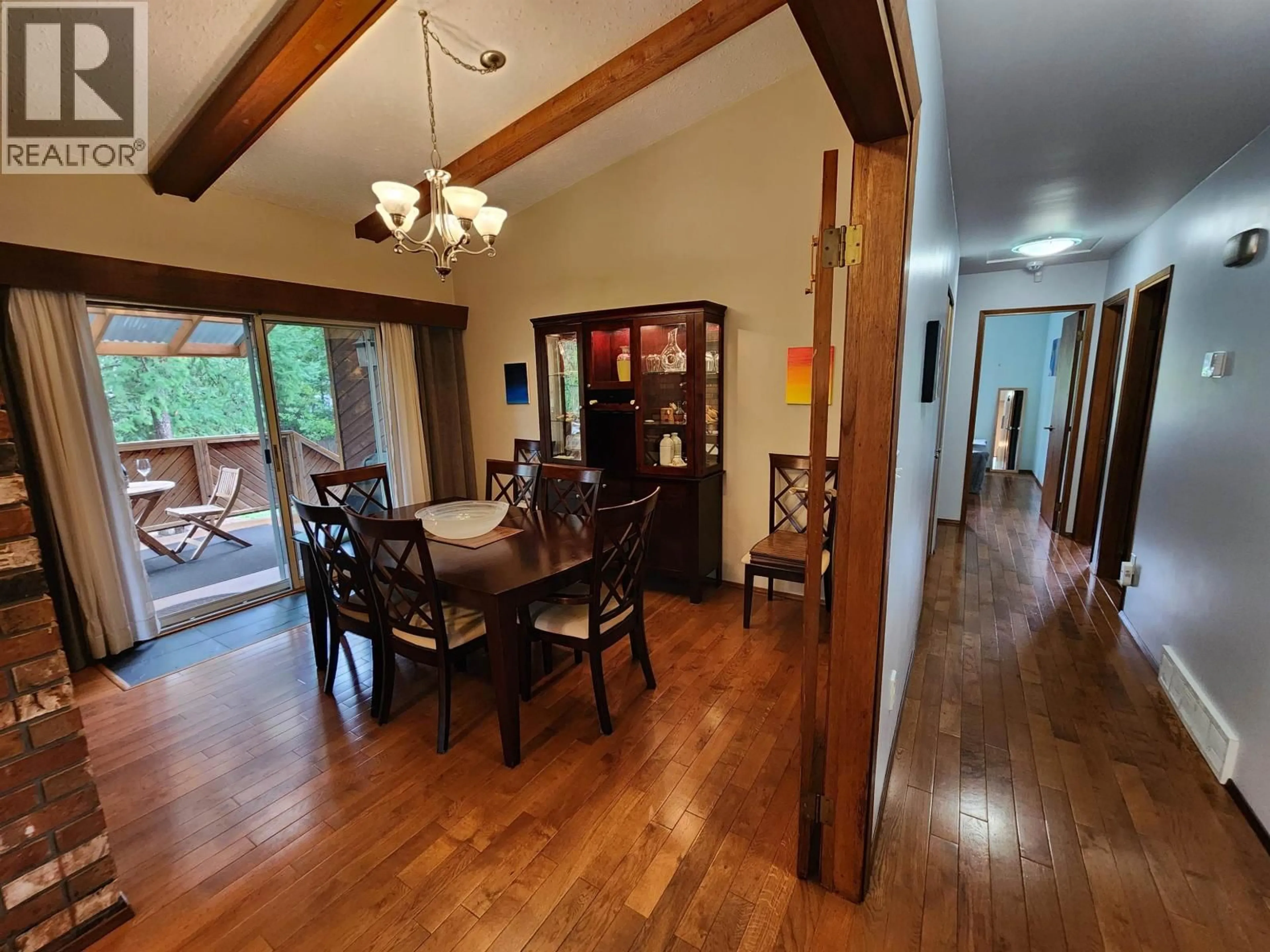 Dining room, wood/laminate floor for 3696 ROSIA ROAD, Prince George British Columbia V2K4Y6
