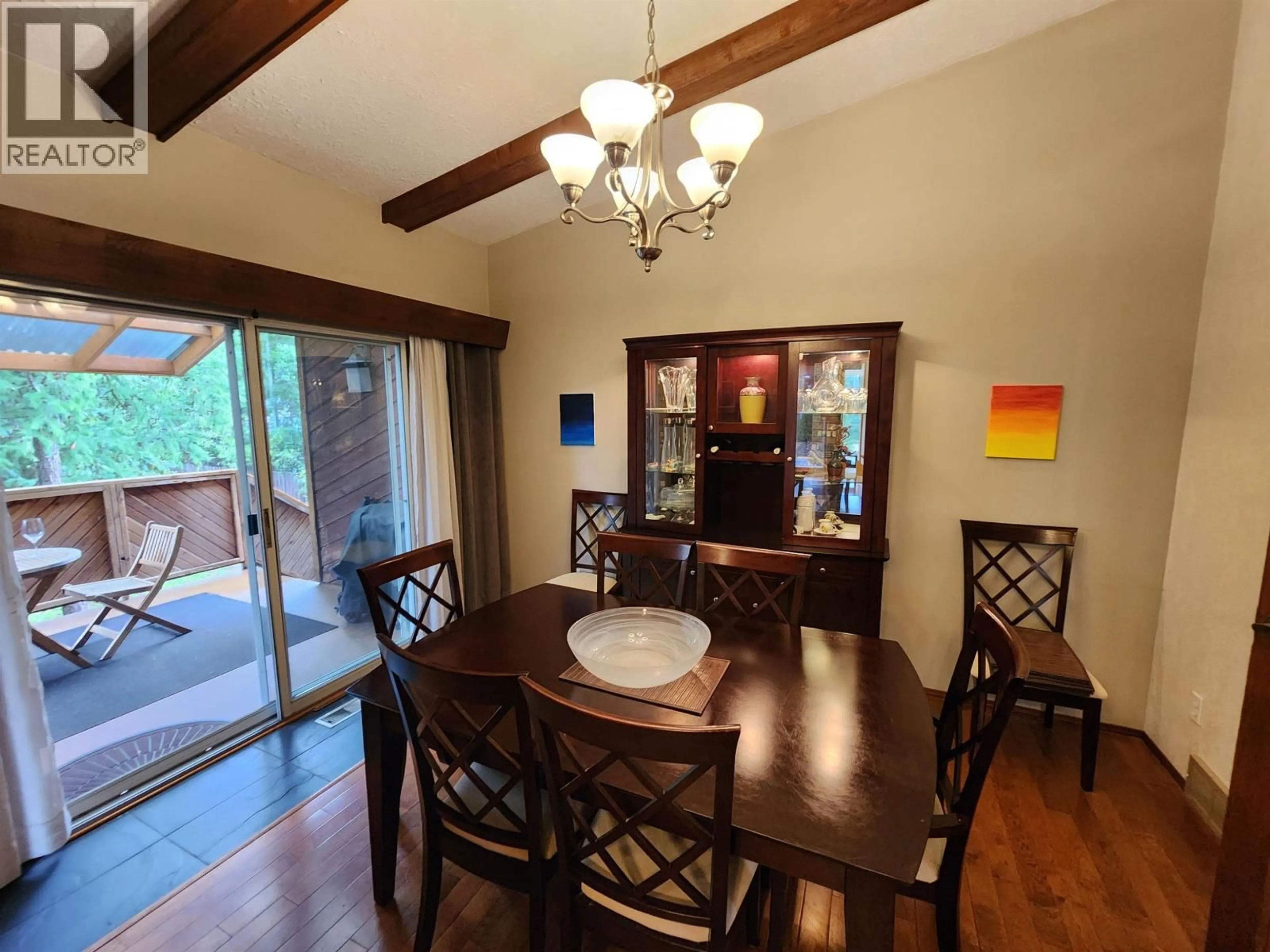 Dining room, wood/laminate floor for 3696 ROSIA ROAD, Prince George British Columbia V2K4Y6