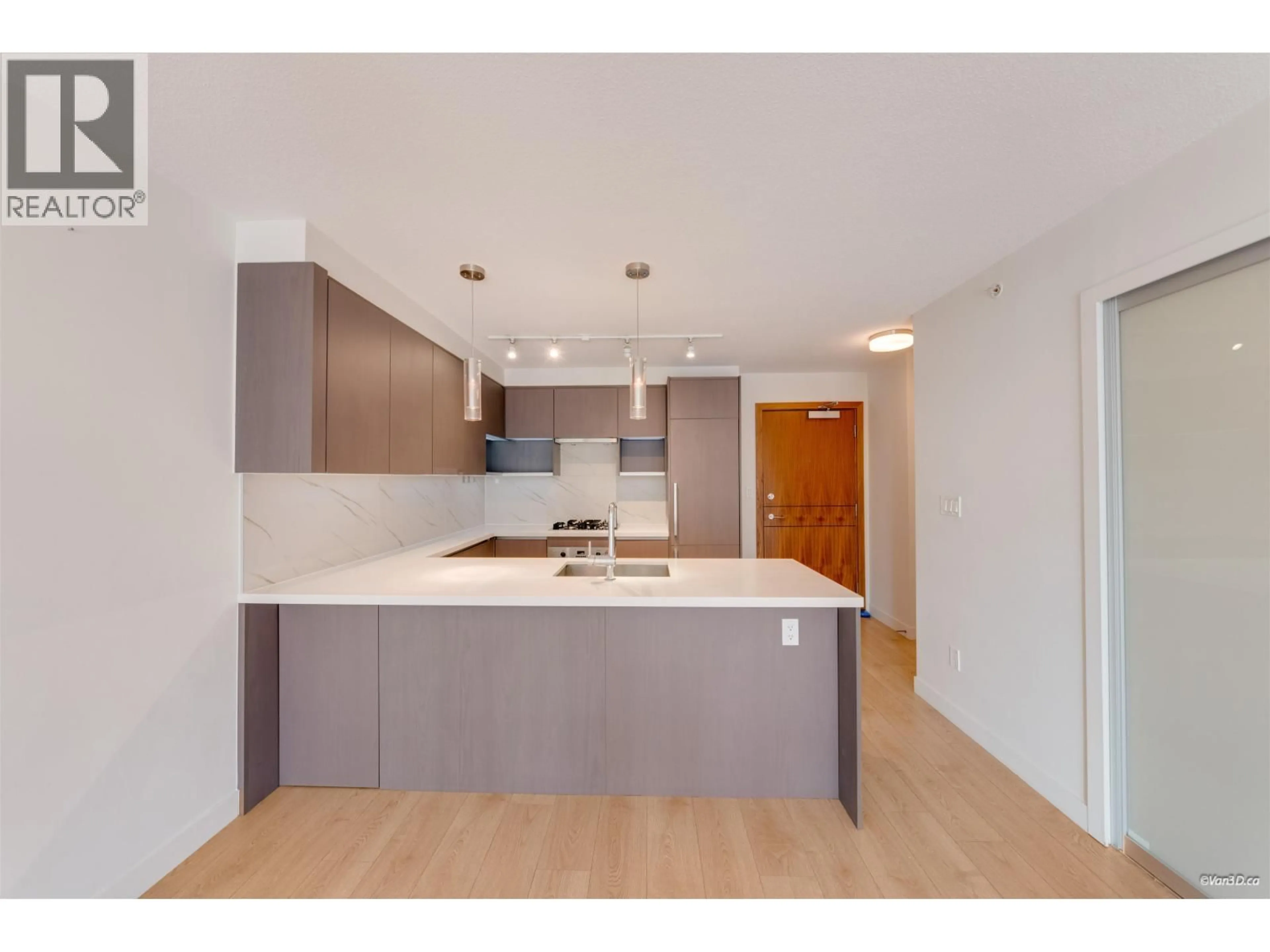 Open concept kitchen, wood/laminate floor for 707 - 9099 COOK ROAD, Richmond British Columbia V6Y0G5