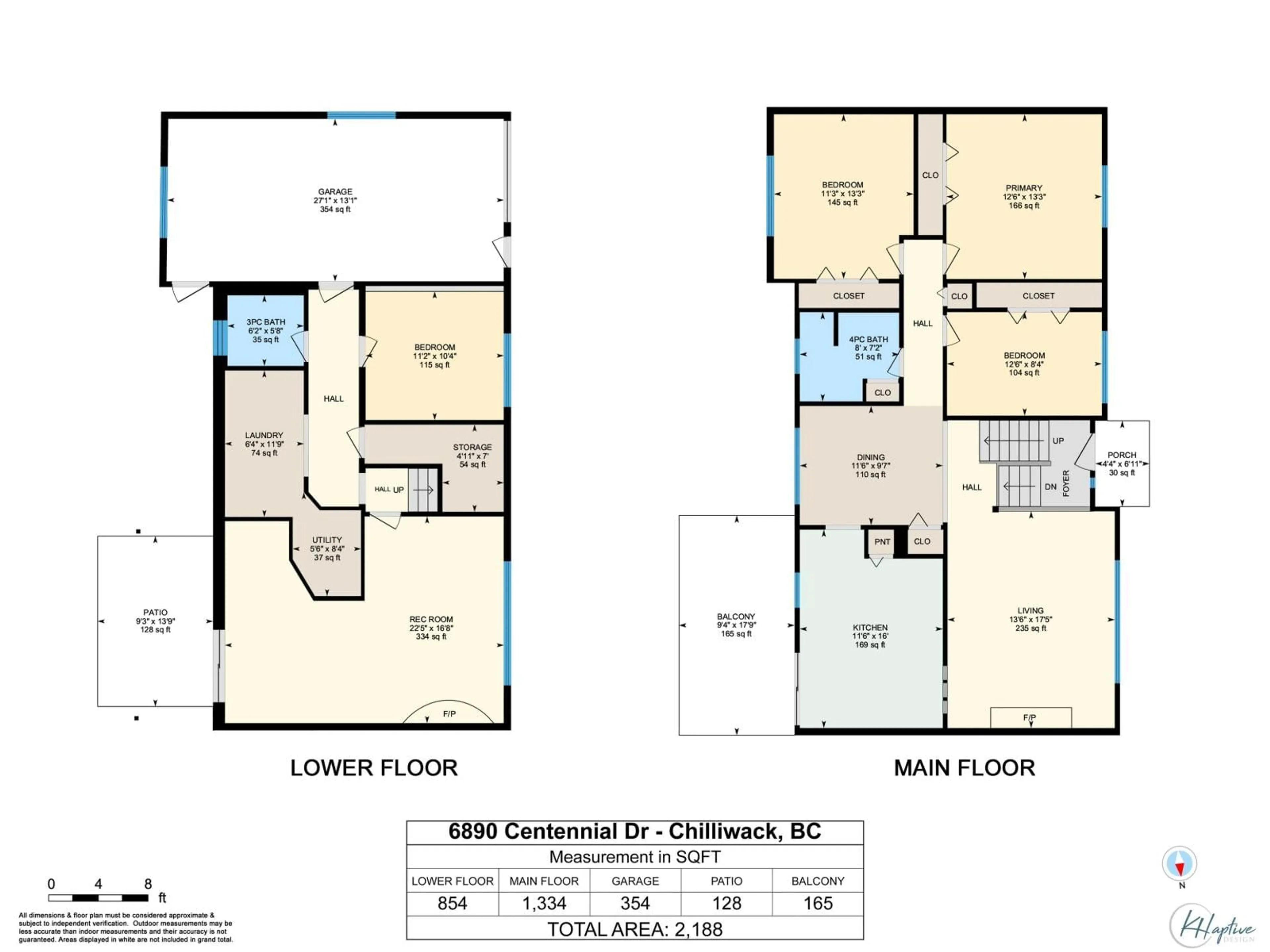 Floor plan for 6890 CENTENNIAL DRIVE, Chilliwack British Columbia V2R1J7